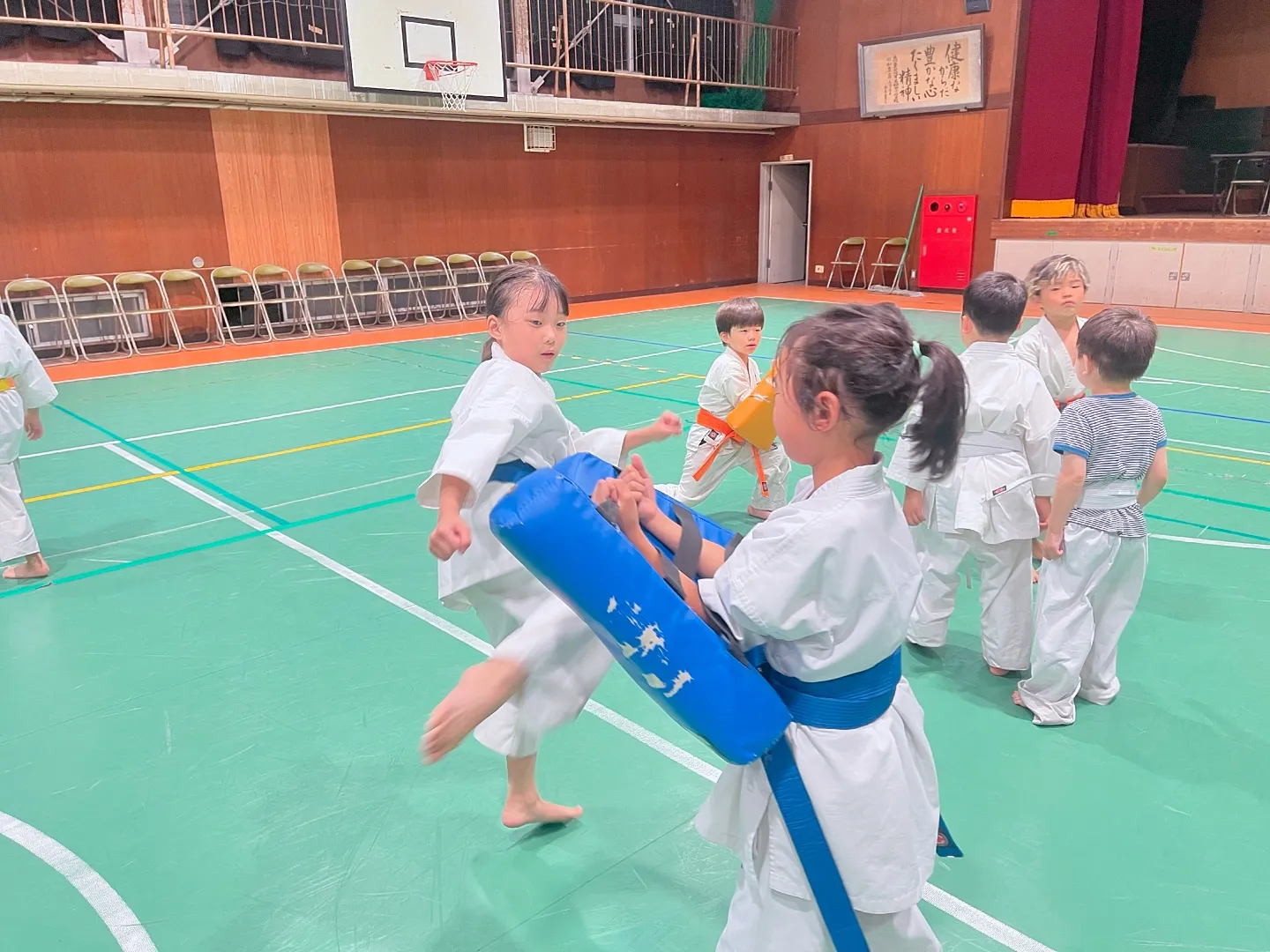 学校稽古も勢い出てきました！