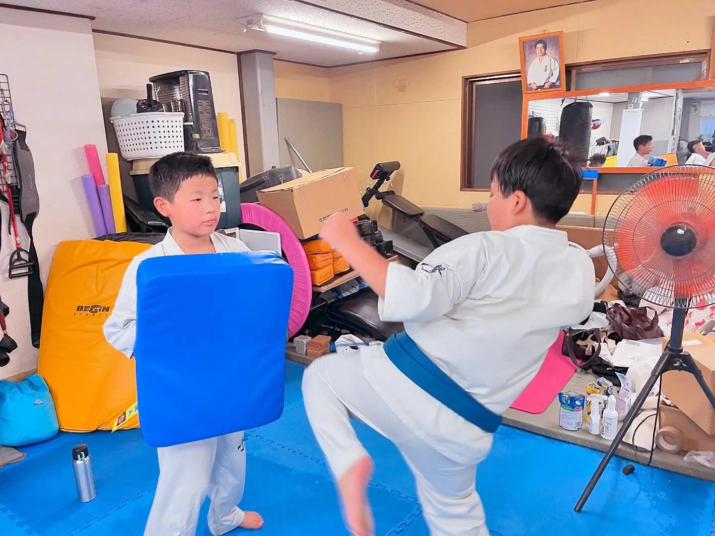 夏休みなっても少年部は元気です！