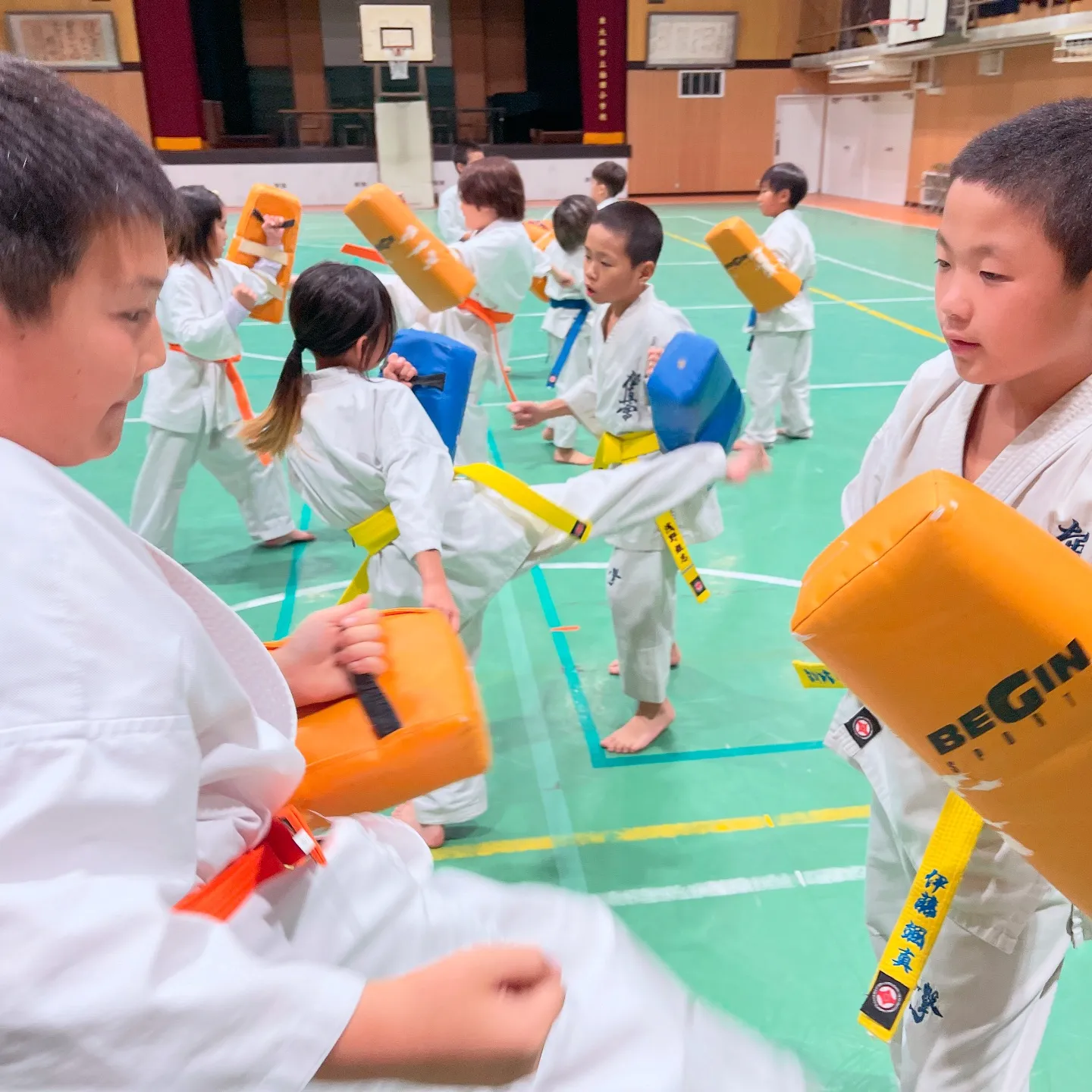 体育館の稽古は何でもできます！