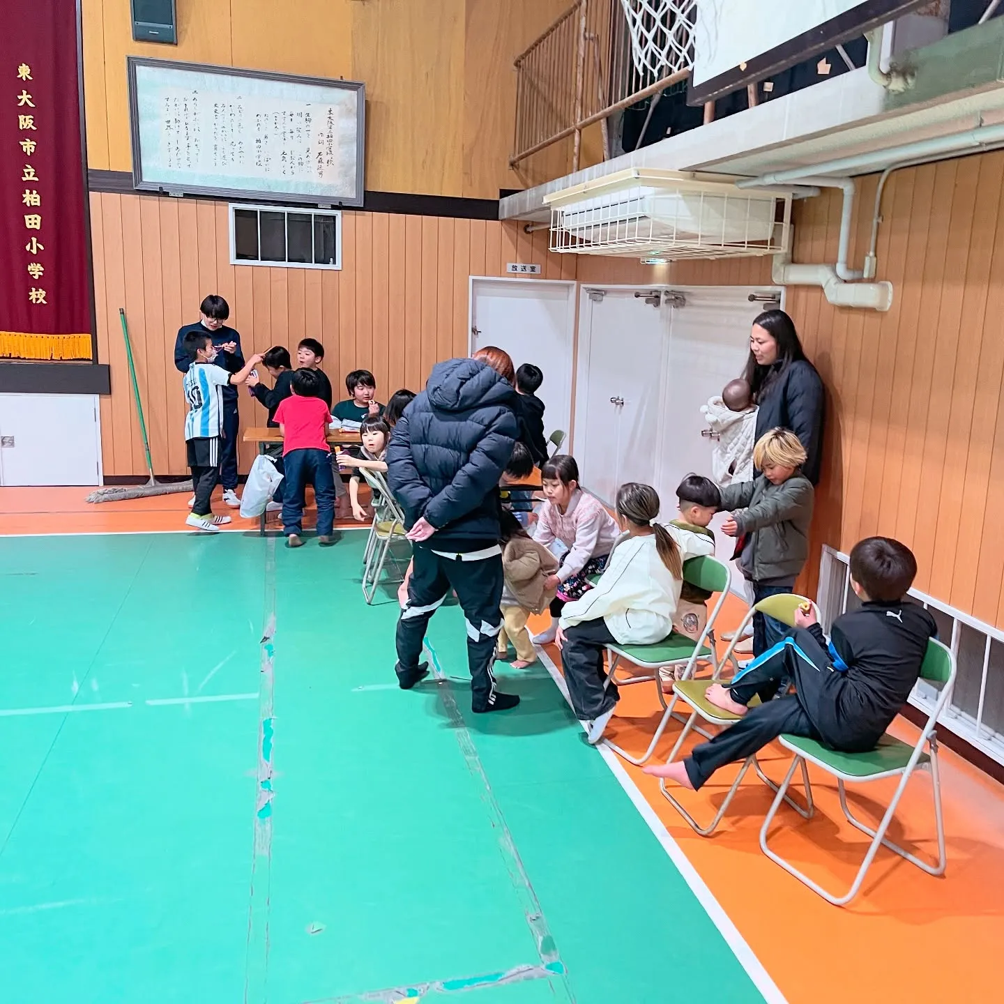 今日は1年に1回のドッチボール大会でした！