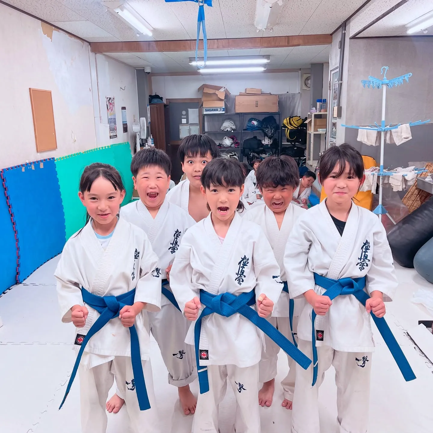 青帯もがいてます!