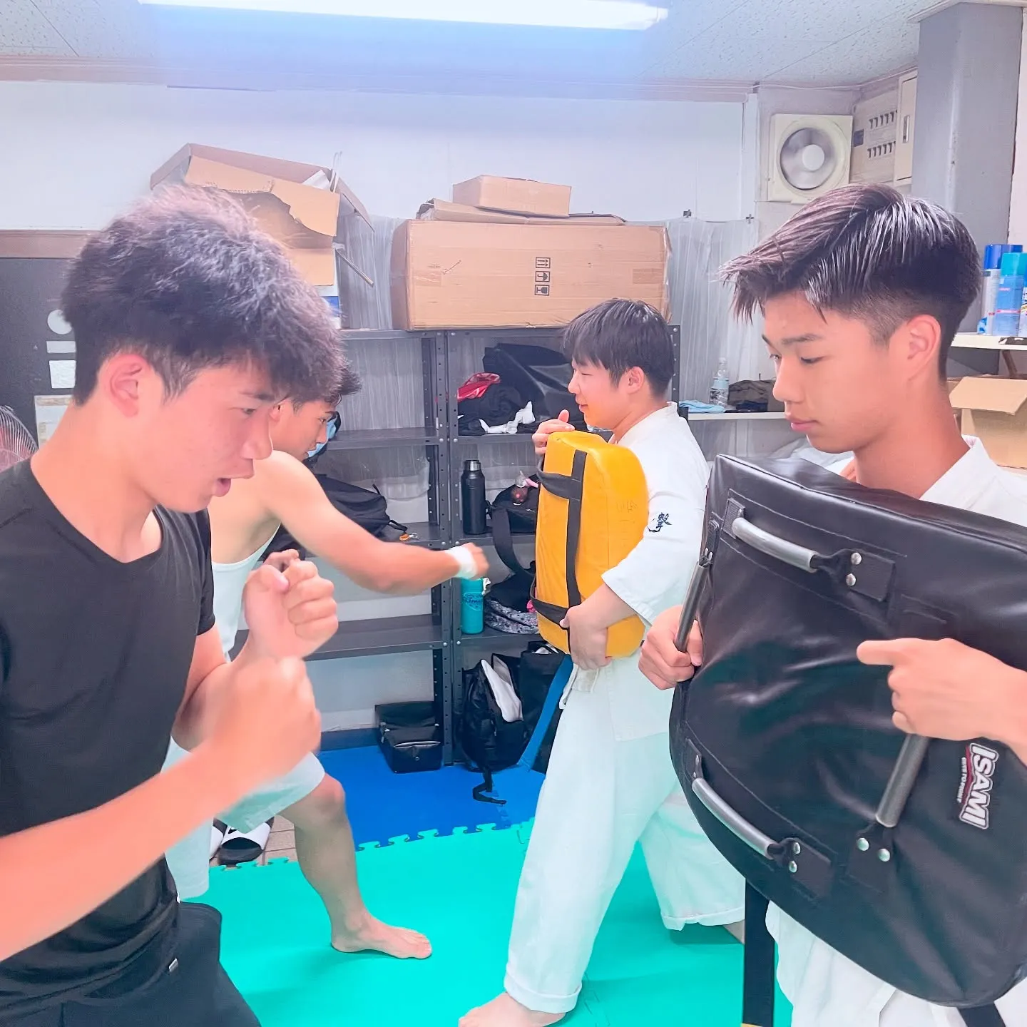 今日は高校生1年生男子2名も体験に来てくれました！