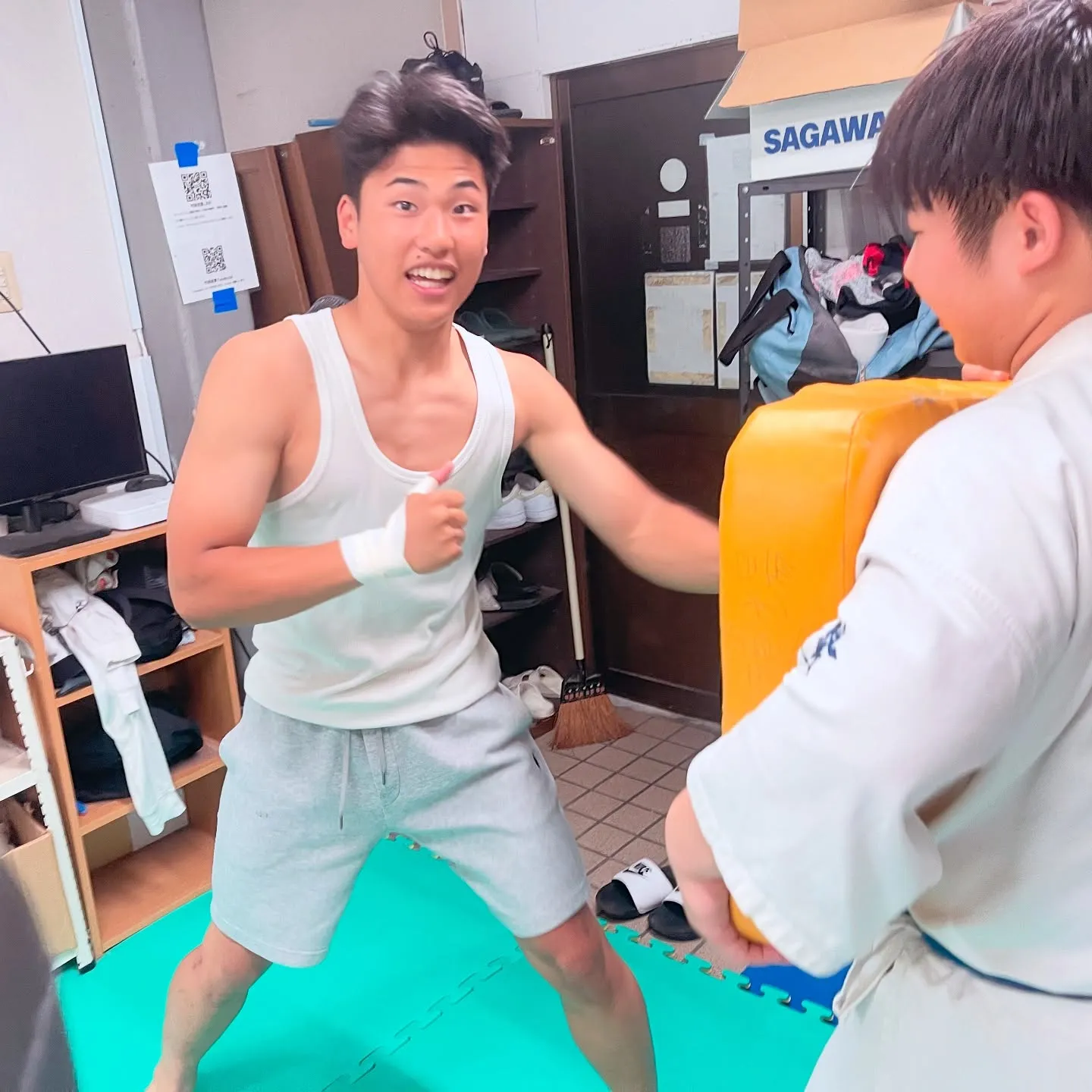 今日は高校生1年生男子2名も体験に来てくれました！