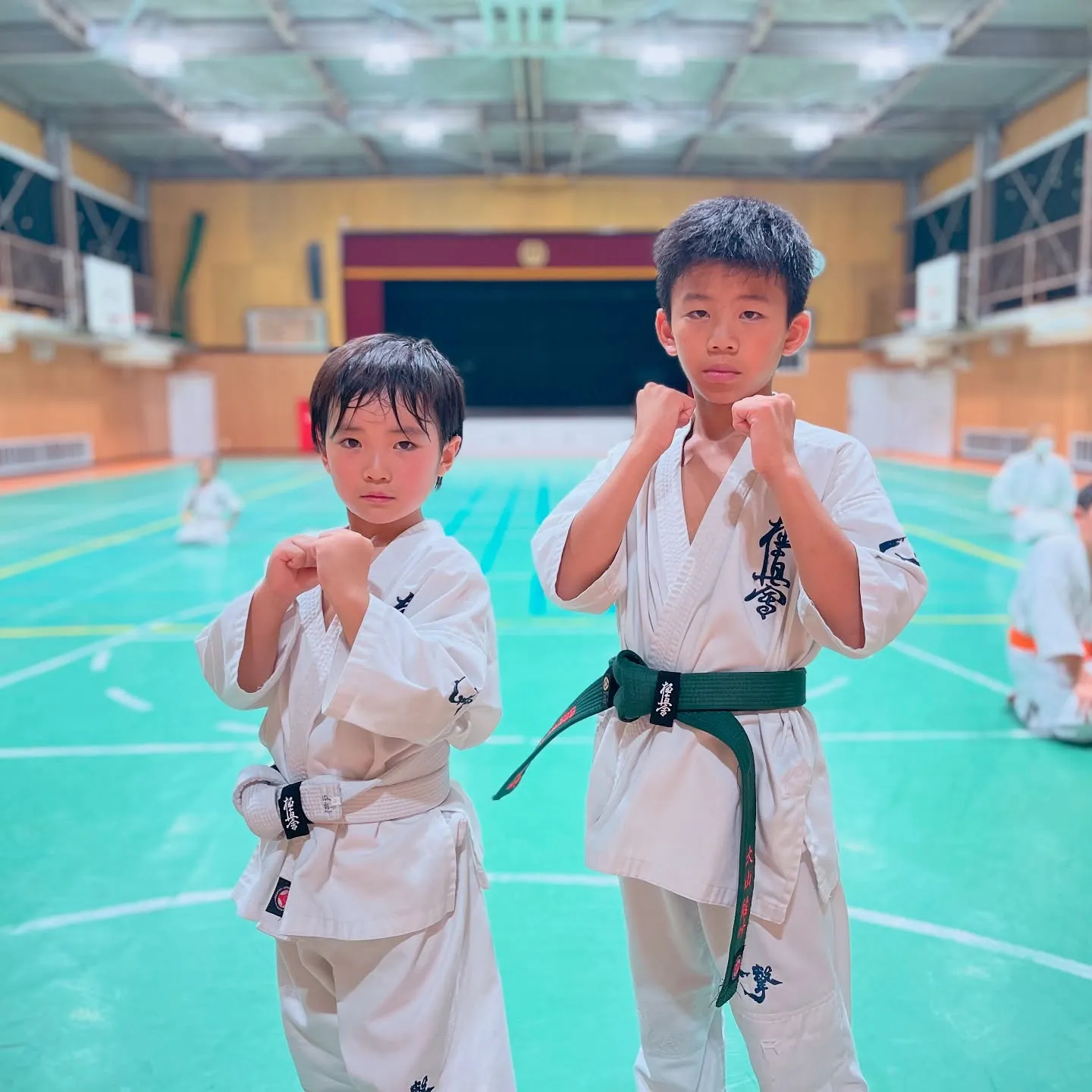 極真祭に向けて稽古頑張ってます!