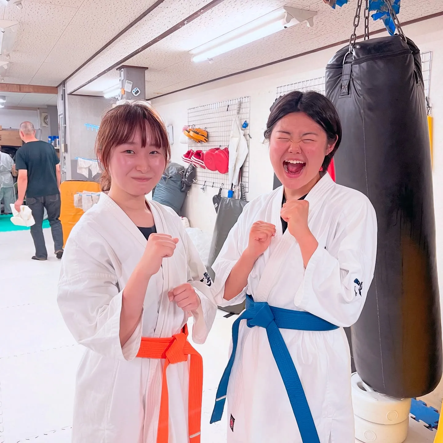 今日の一般部は東南支部から出稽古の若者が来ました!