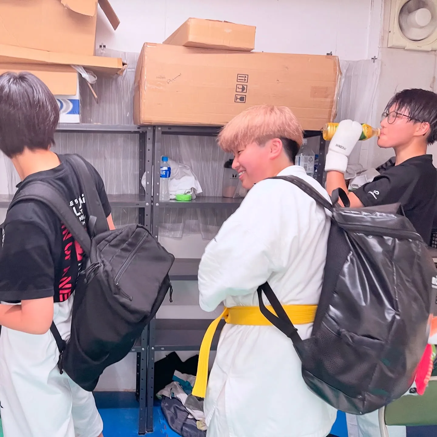 今日の一般部は東南支部から出稽古の若者が来ました!