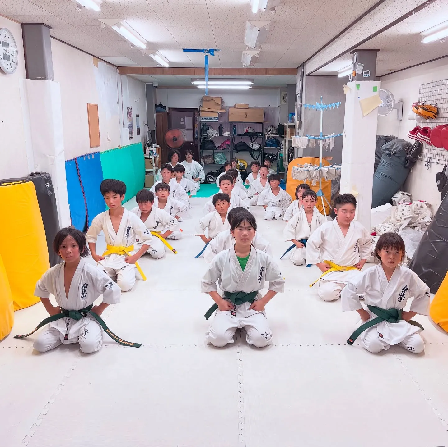 今日の道場は暑かったです！