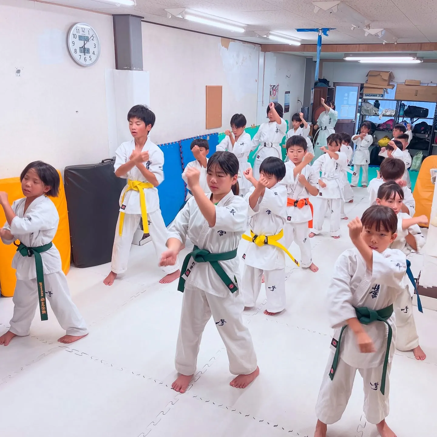 今日の道場は暑かったです！