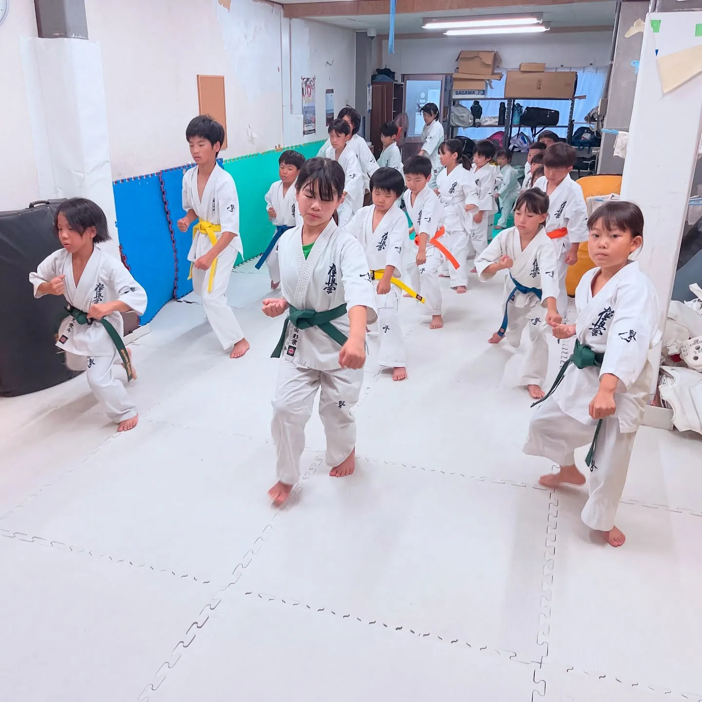 今日の道場は暑かったです！