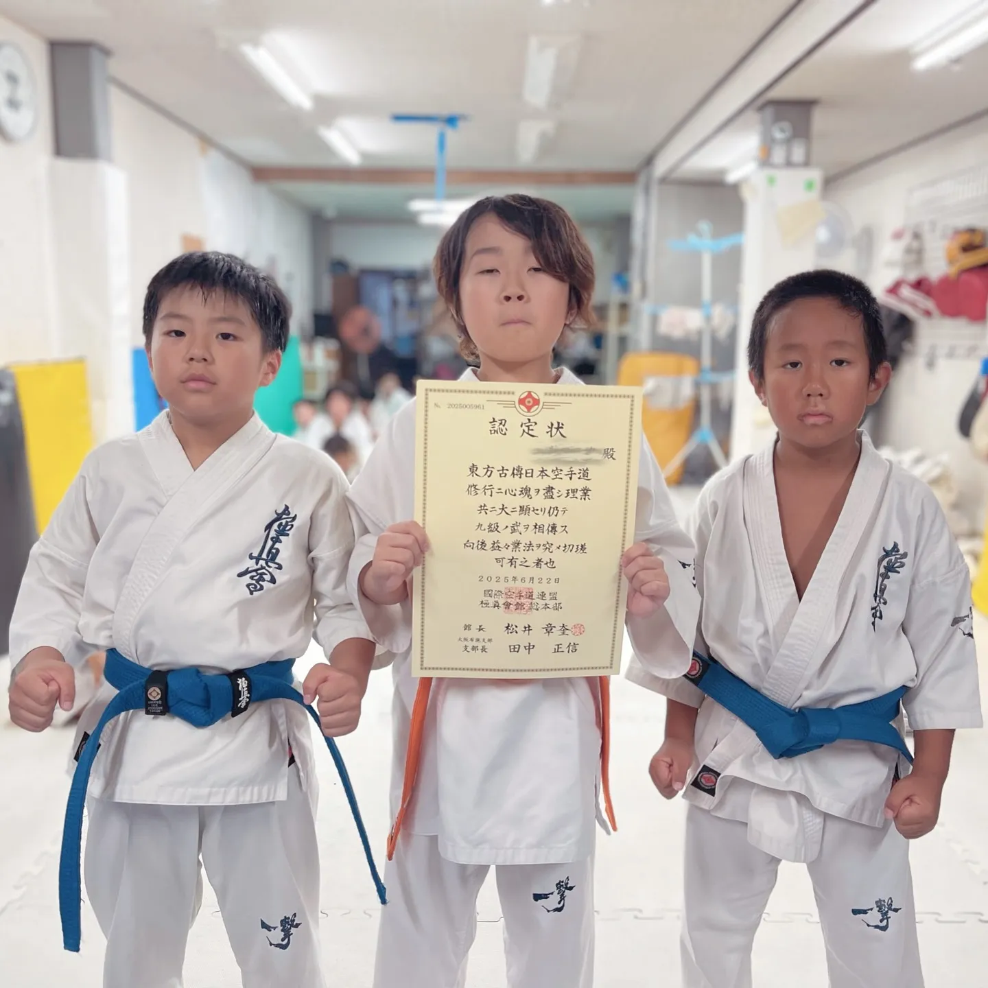 押忍!暑さに負けず頑張りました!