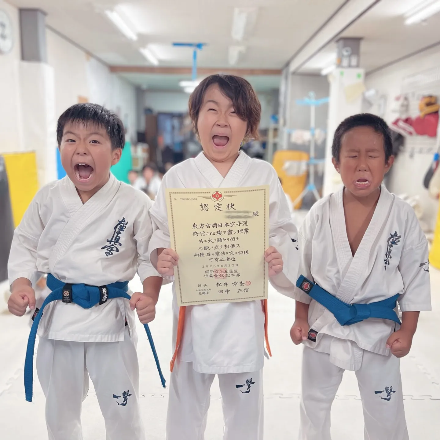 押忍!暑さに負けず頑張りました!