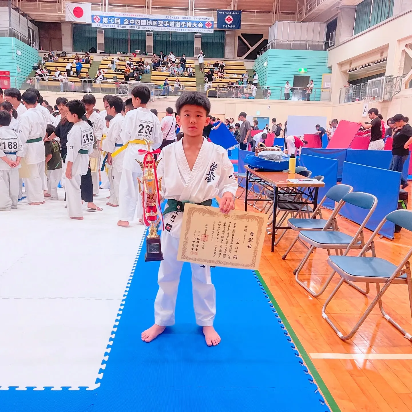 昨日は広島で全中四国大会でした！