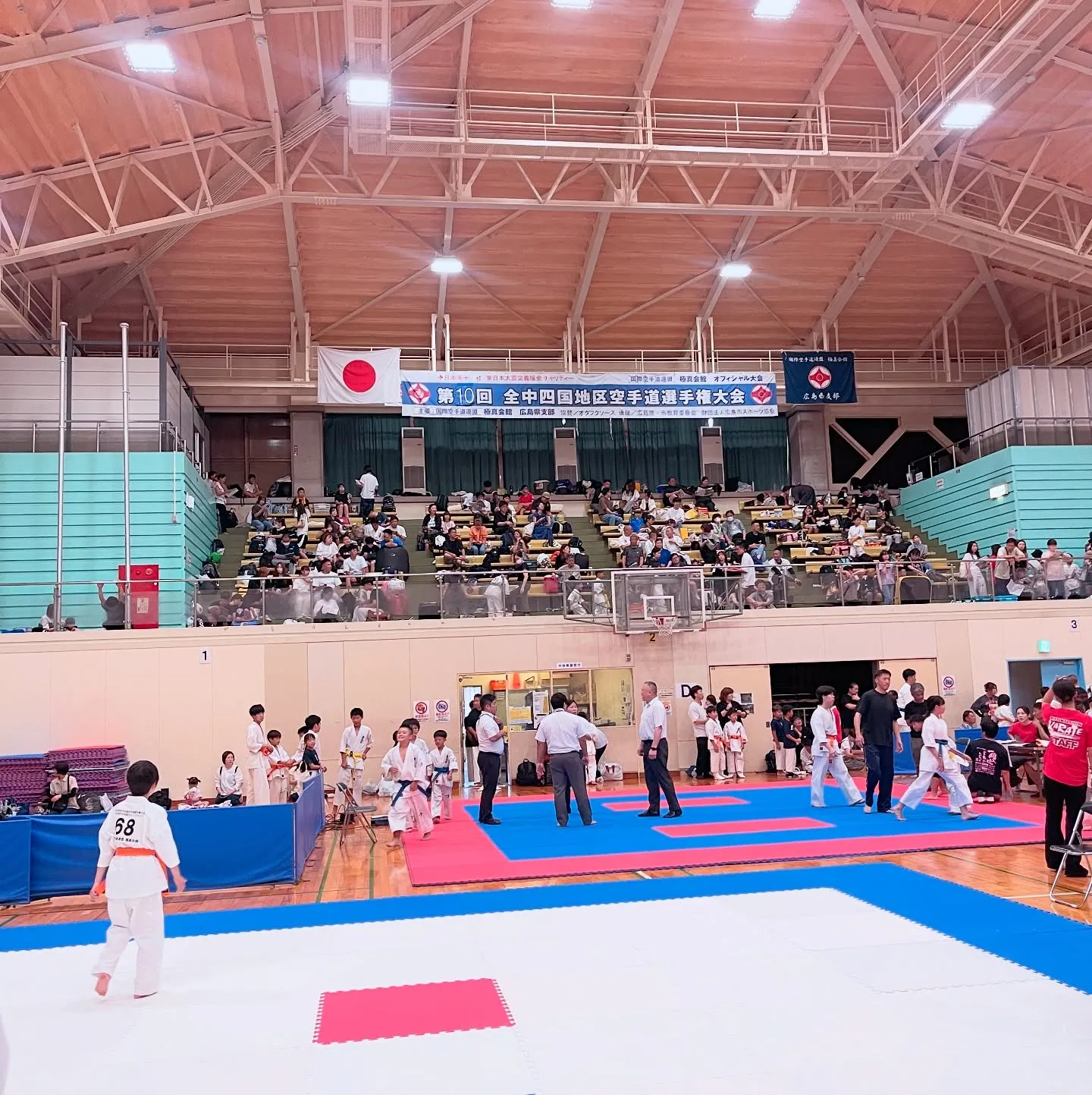 昨日は広島で全中四国大会でした！