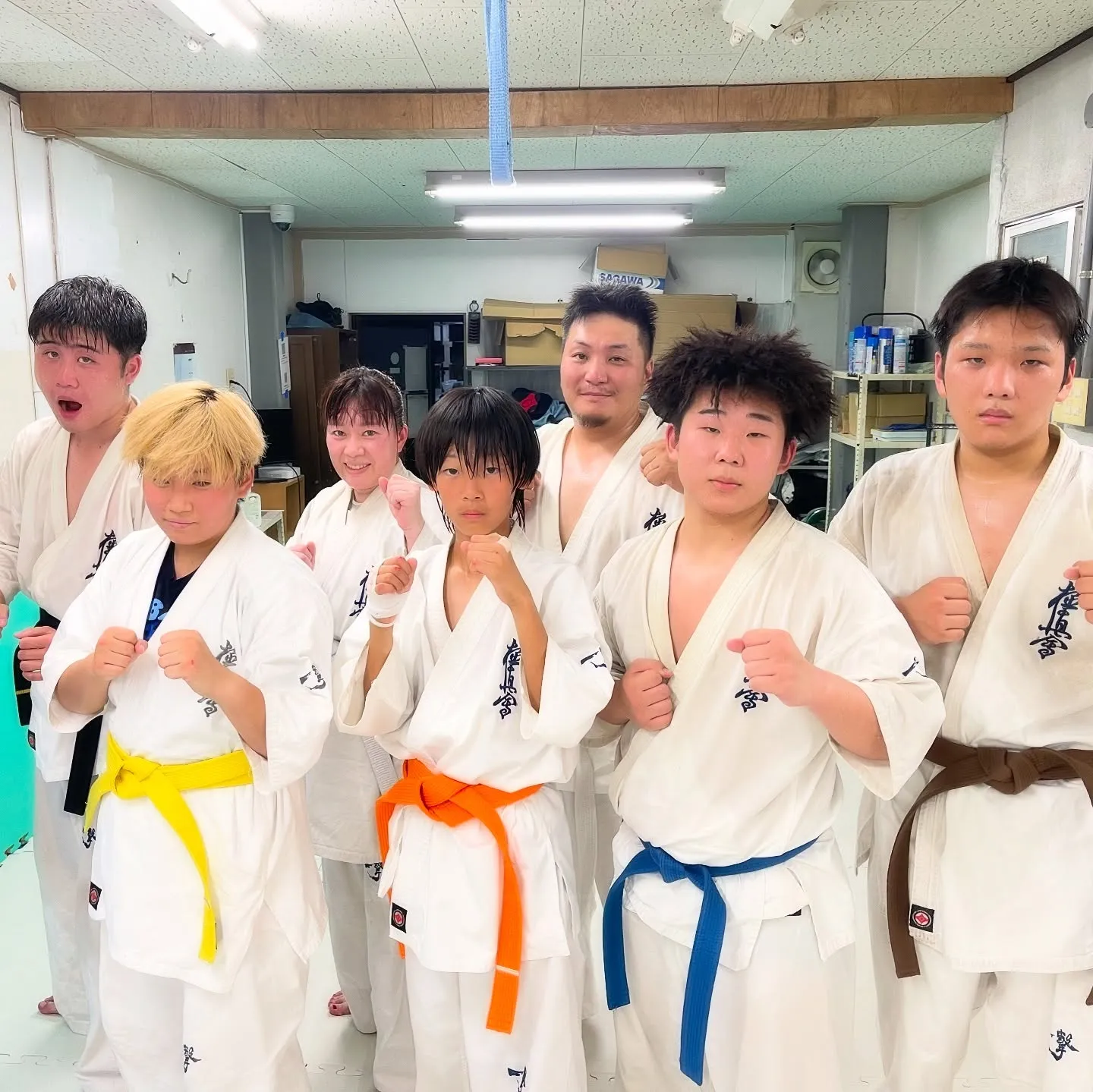 一般部！暑さに負けず稽古頑張りました！