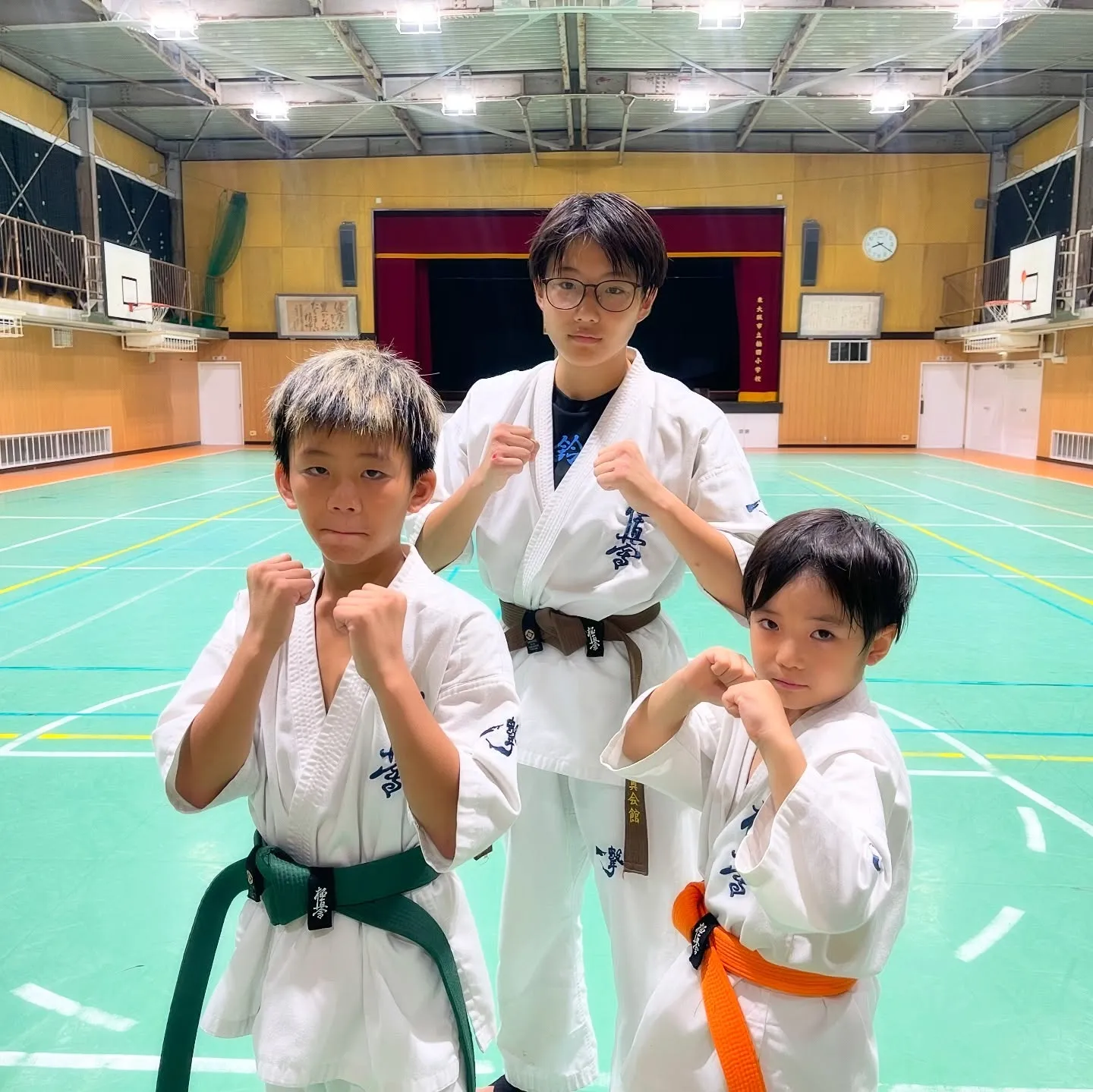 大阪布施支部から↑の3名が極真祭にチャレンジします！