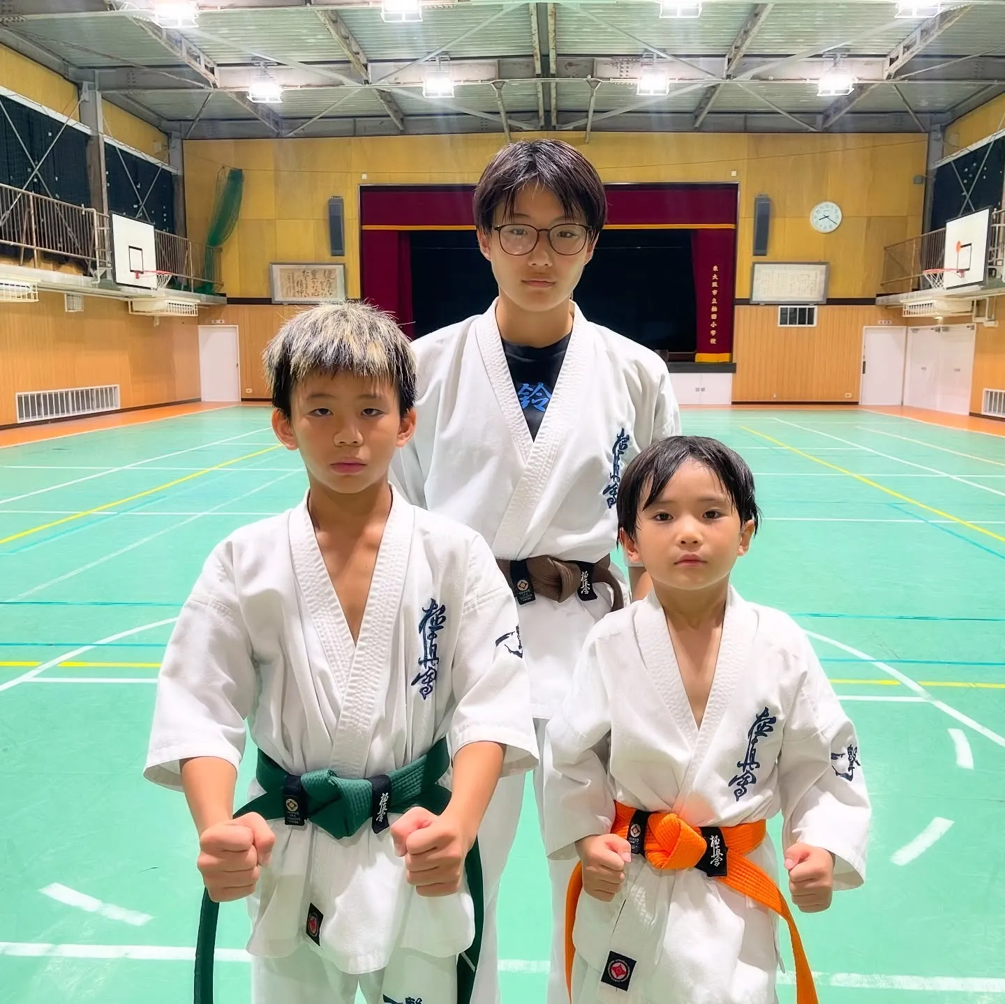 大阪布施支部から↑の3名が極真祭にチャレンジします！