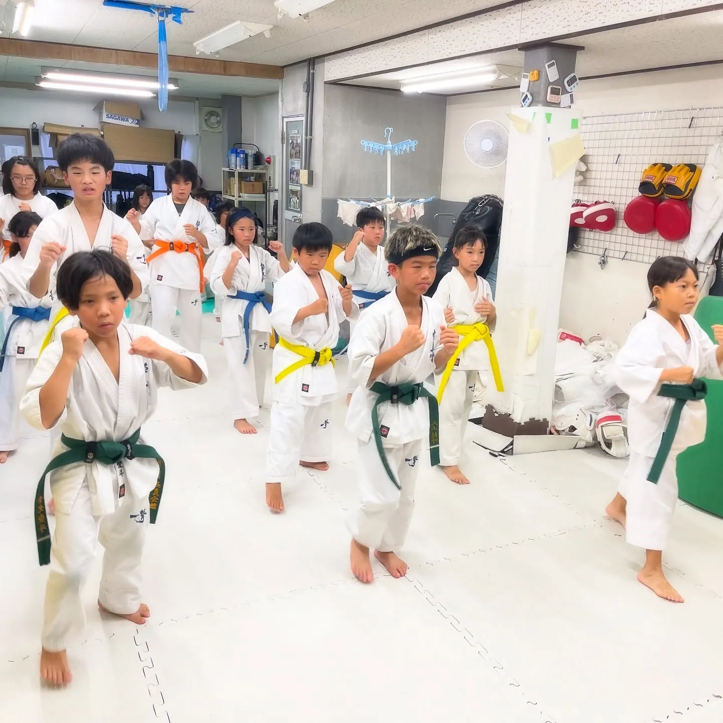 少年部！学校が明日から始まる子もいてますが、頑張れよ！