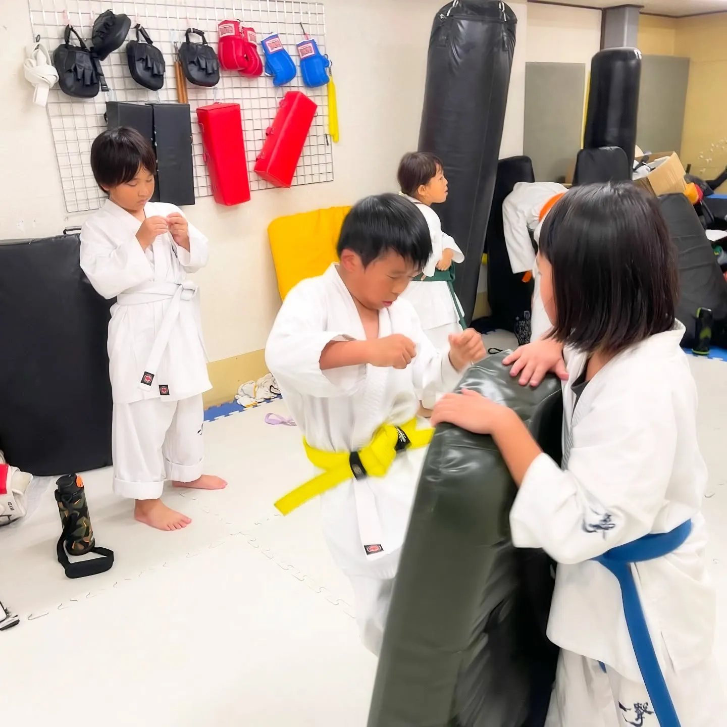 少年部！学校が明日から始まる子もいてますが、頑張れよ！