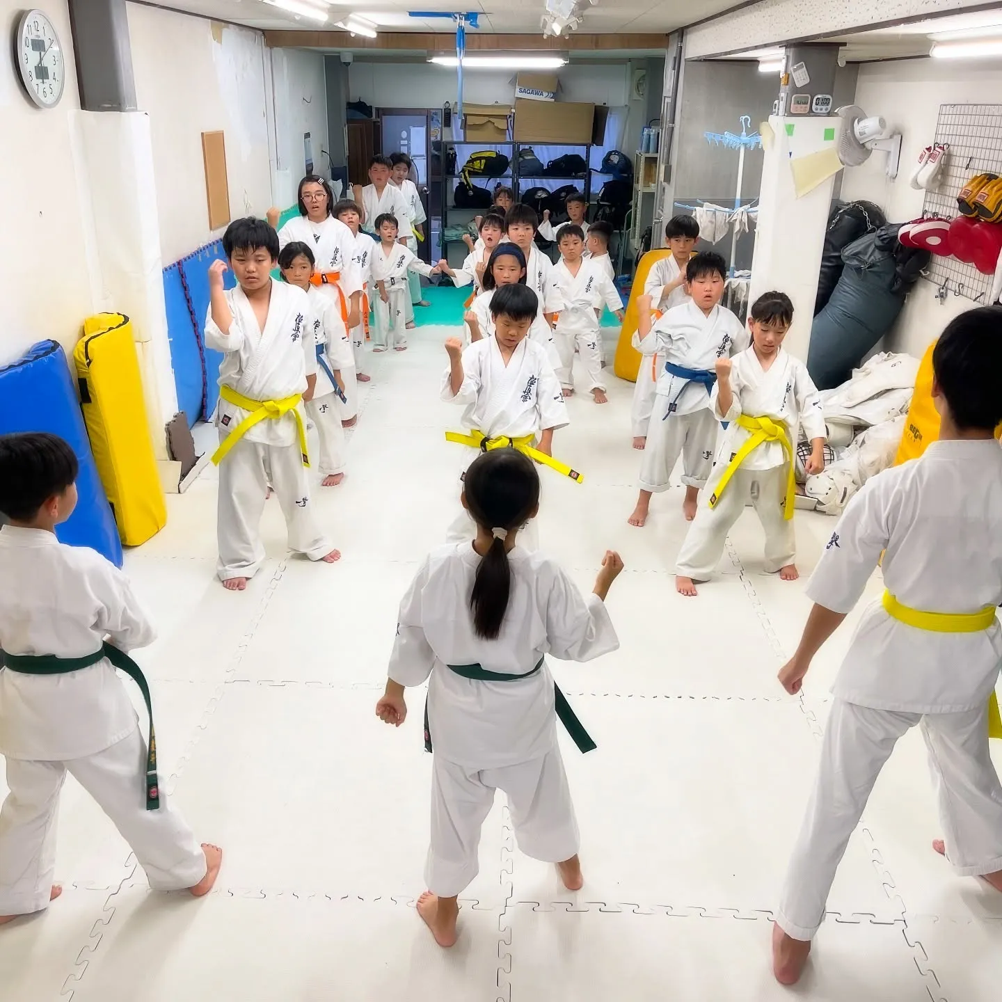 今日の稽古は、みんな頑張りました！