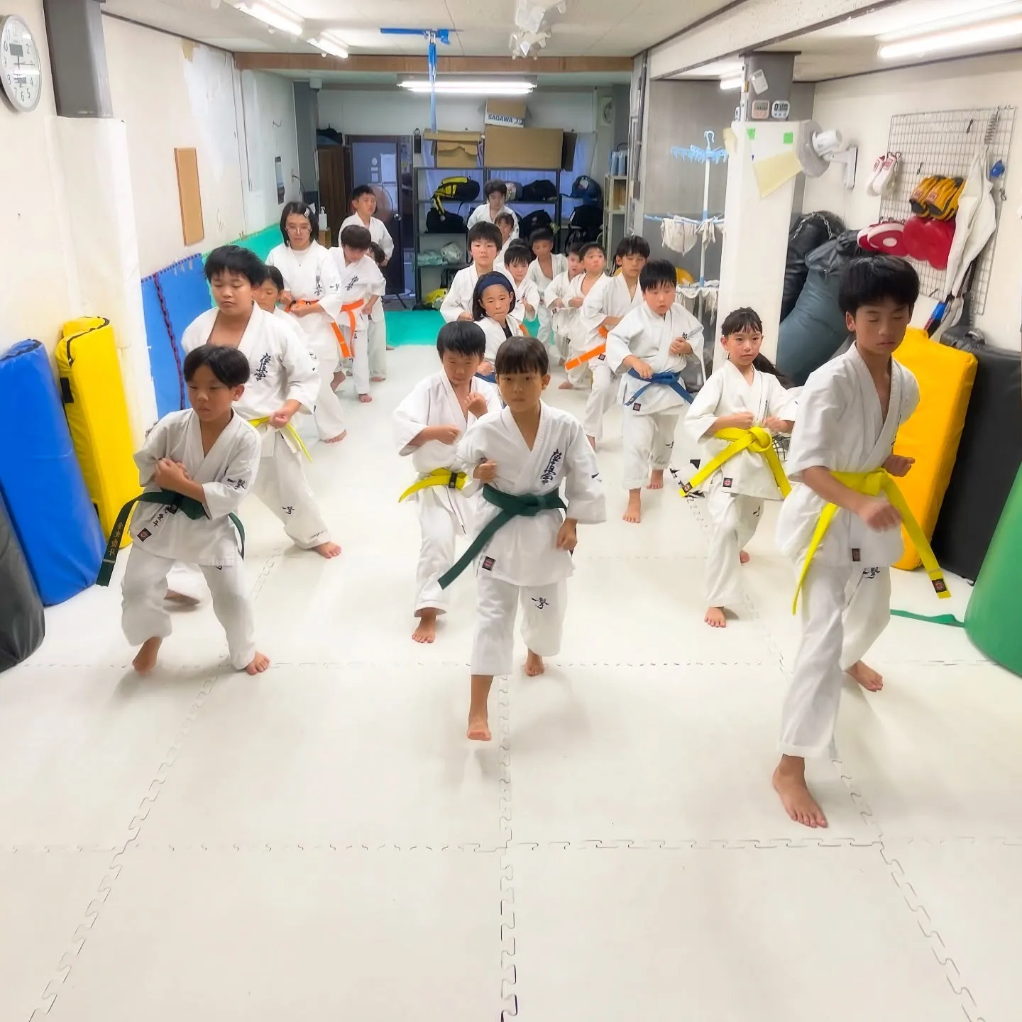 今日の稽古は、みんな頑張りました！