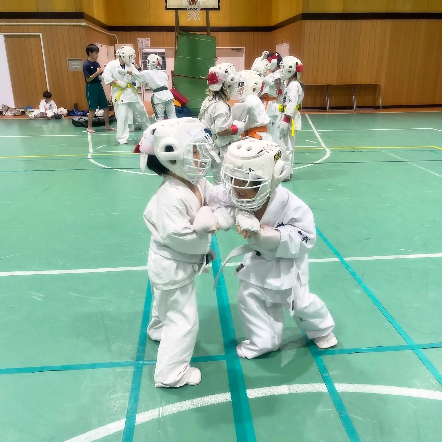 大雨に負けず頑張りました！