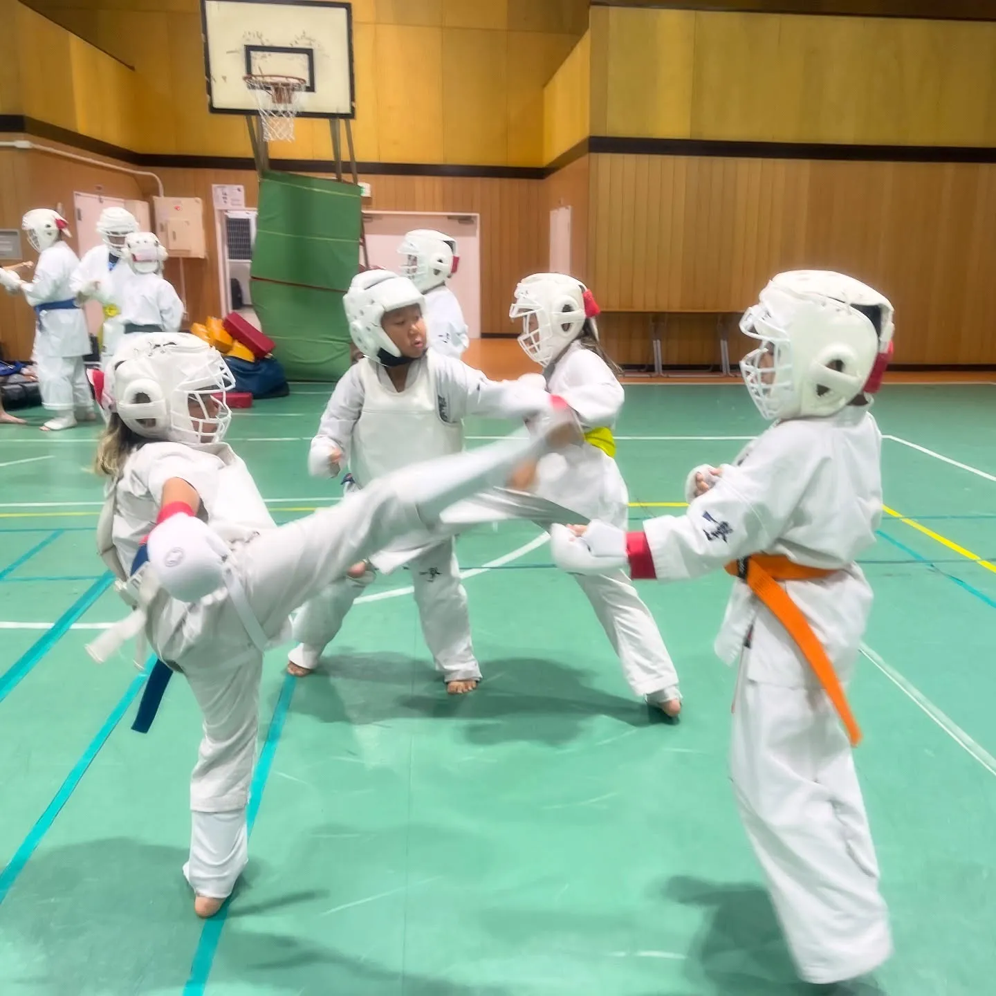大雨に負けず頑張りました！