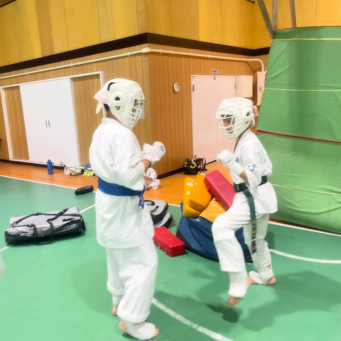 大雨に負けず頑張りました！