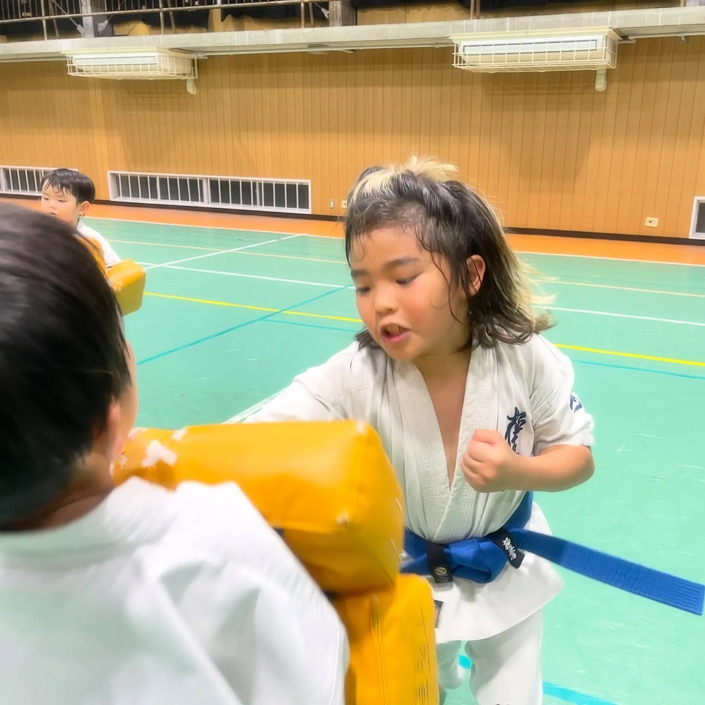 大雨に負けず頑張りました！