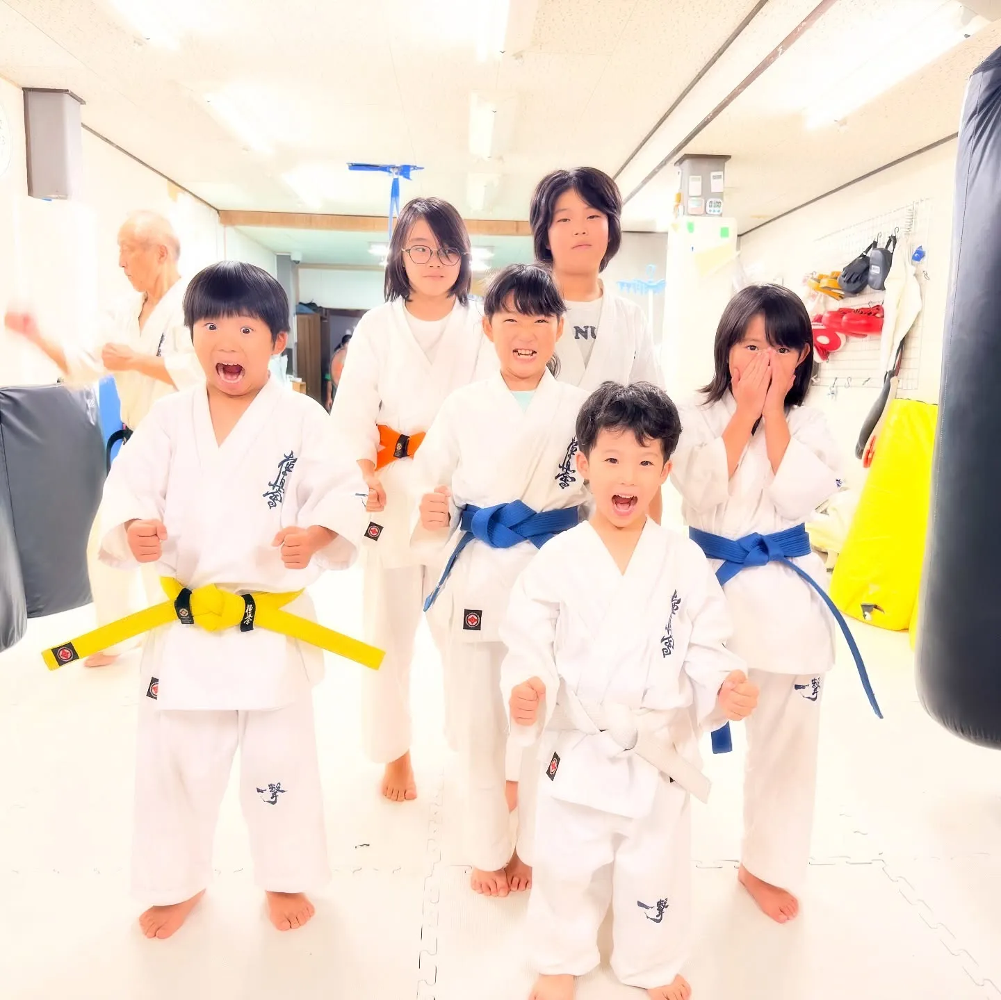 少年部の稽古前！