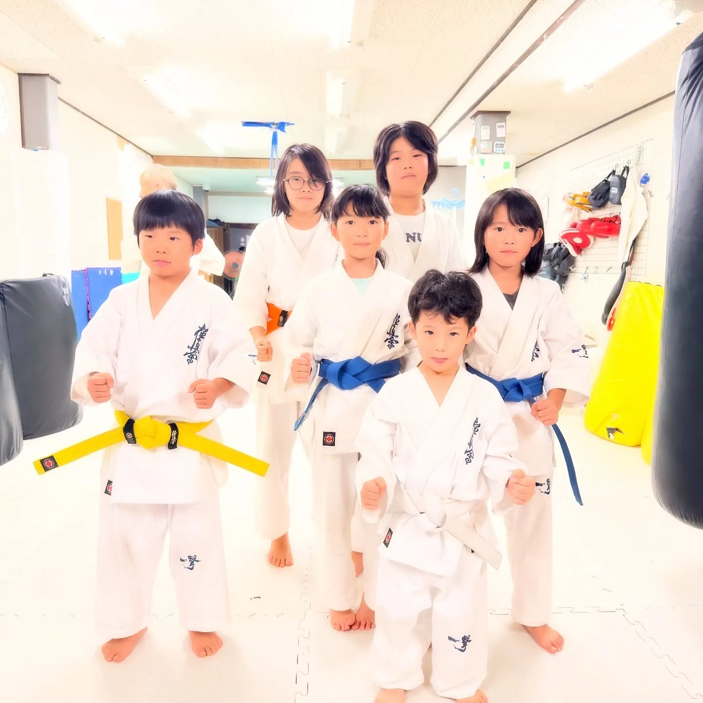 少年部の稽古前！