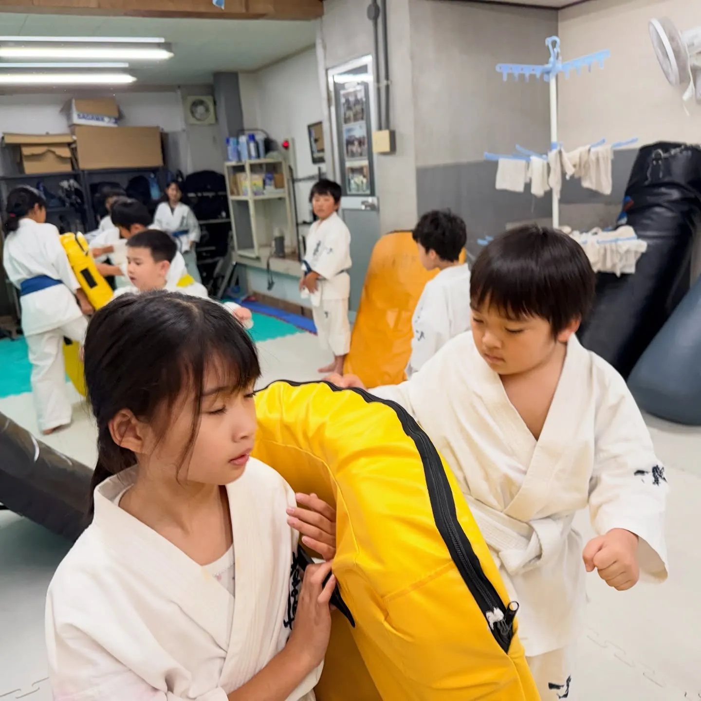 雨の中頑張りました!