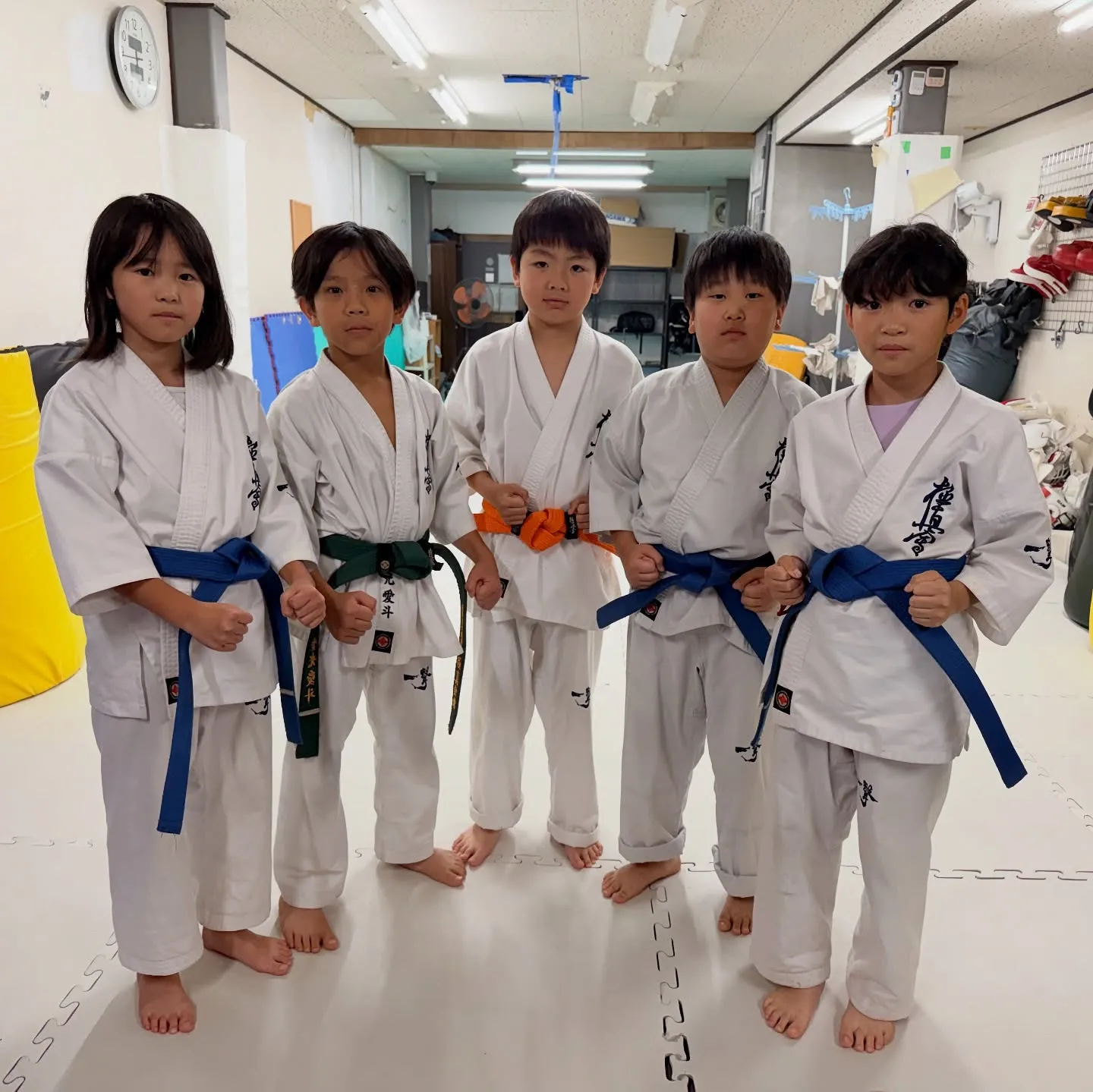 稽古開始30分前からみんなで型してました！