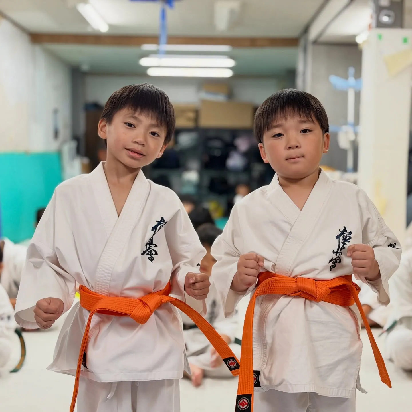 色帯になったね！この気持ちを忘れずに稽古頑張ろう！