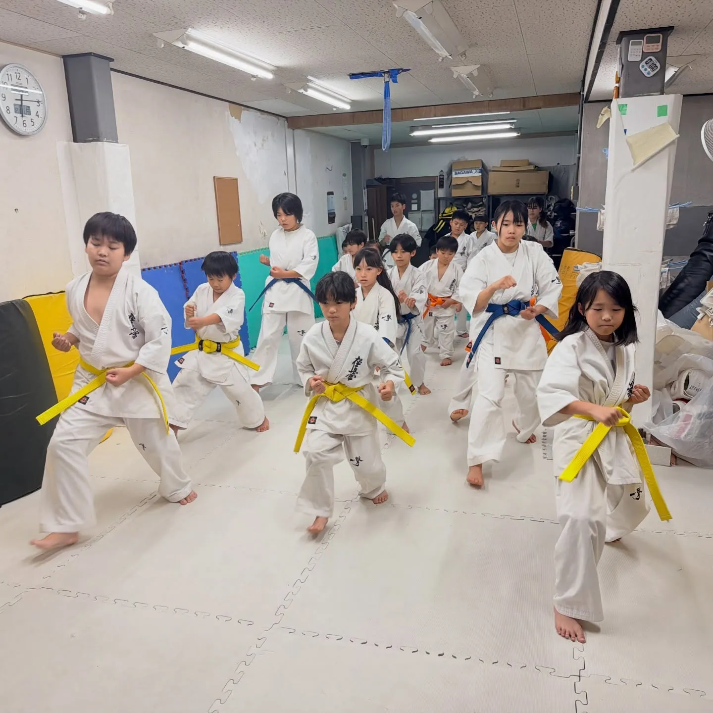 少年部！12月も頑張ろう！