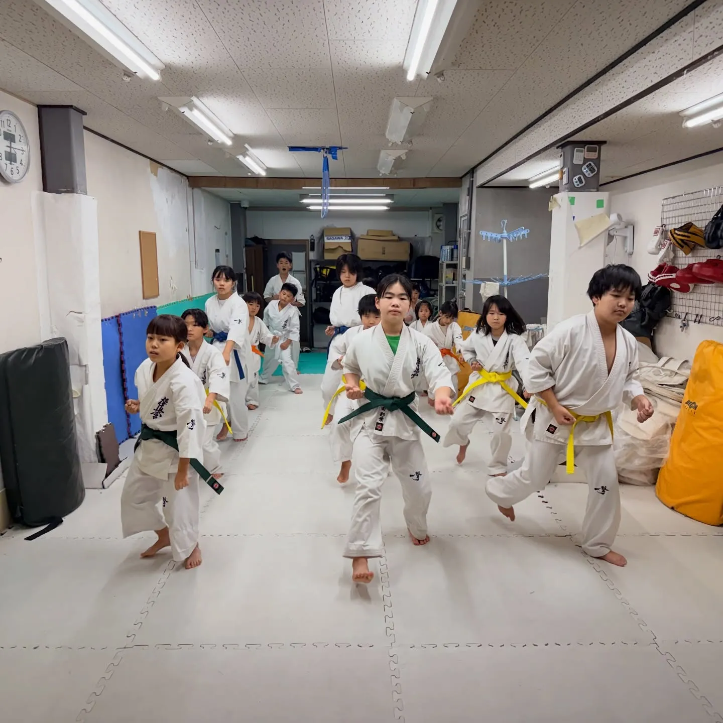 少年部！今週も張り切っていこう！押忍！