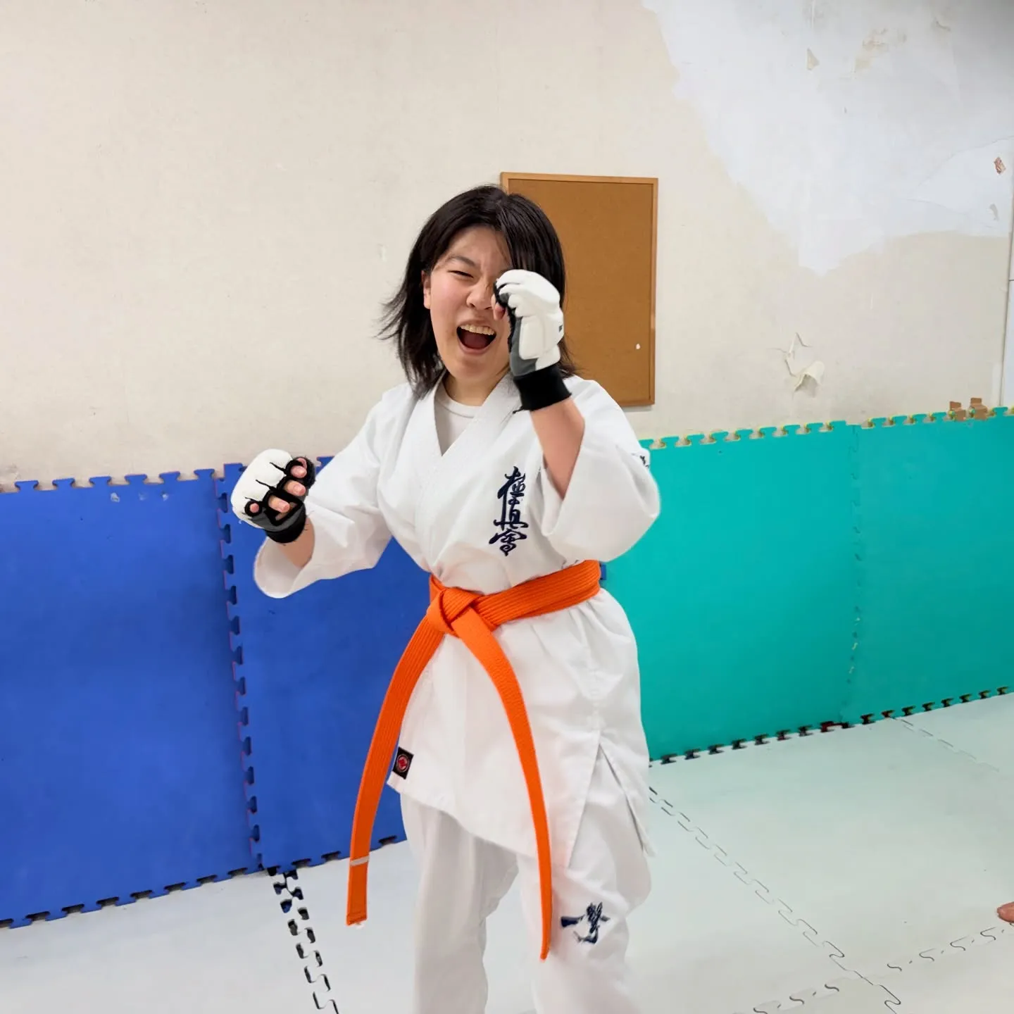 来年の兵庫大会出場を宣言した、まっちゃん！