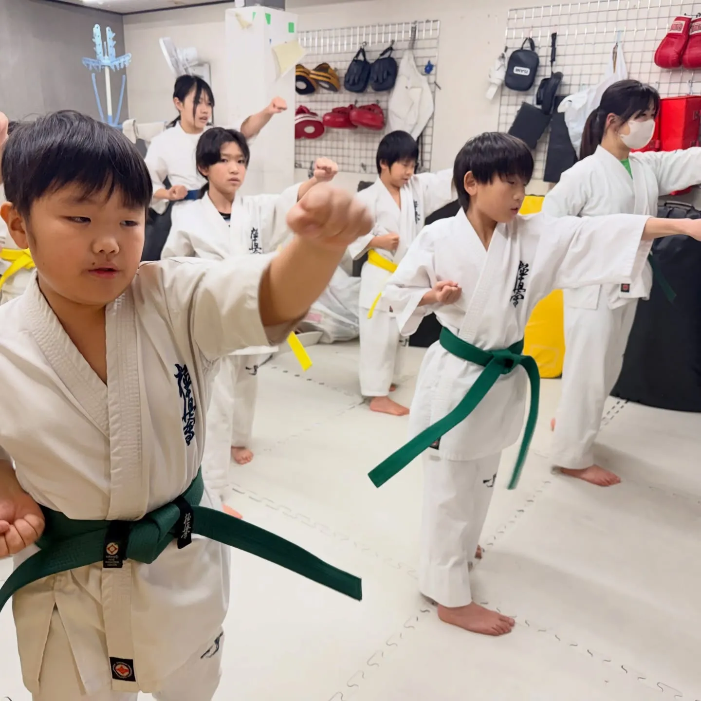 寒かった1日でしたが、子供は元気です。