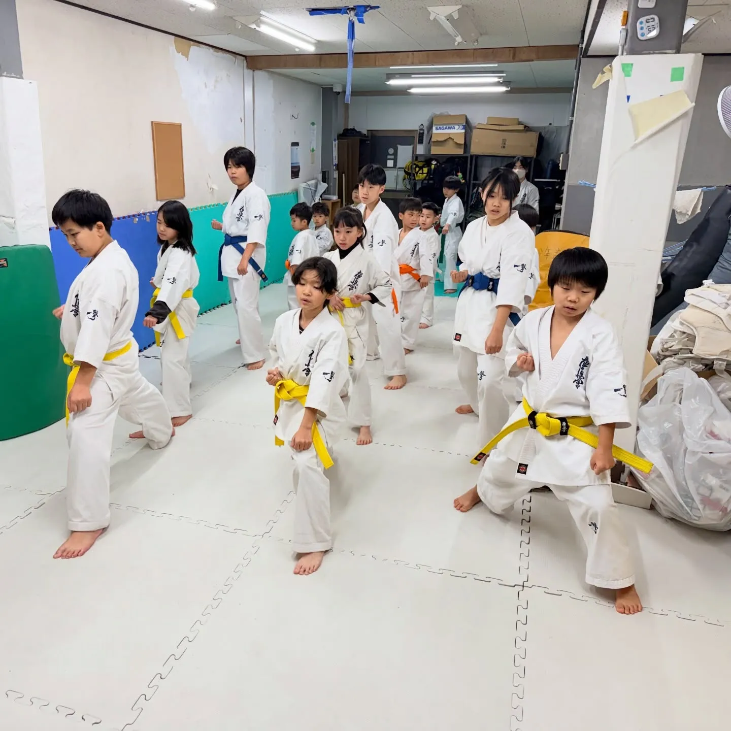 寒かった1日でしたが、子供は元気です。