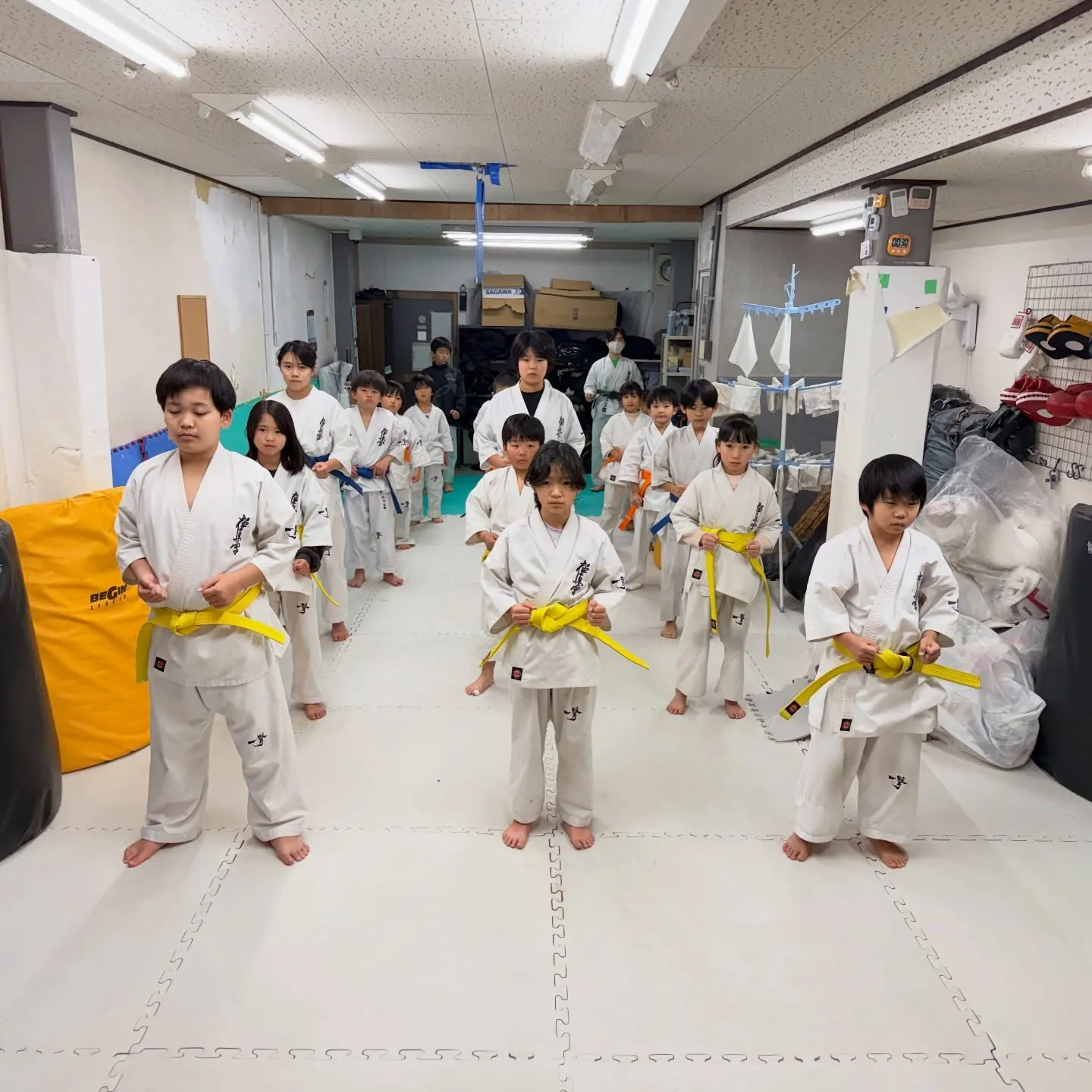 少年部！寒さに負けず頑張りました！