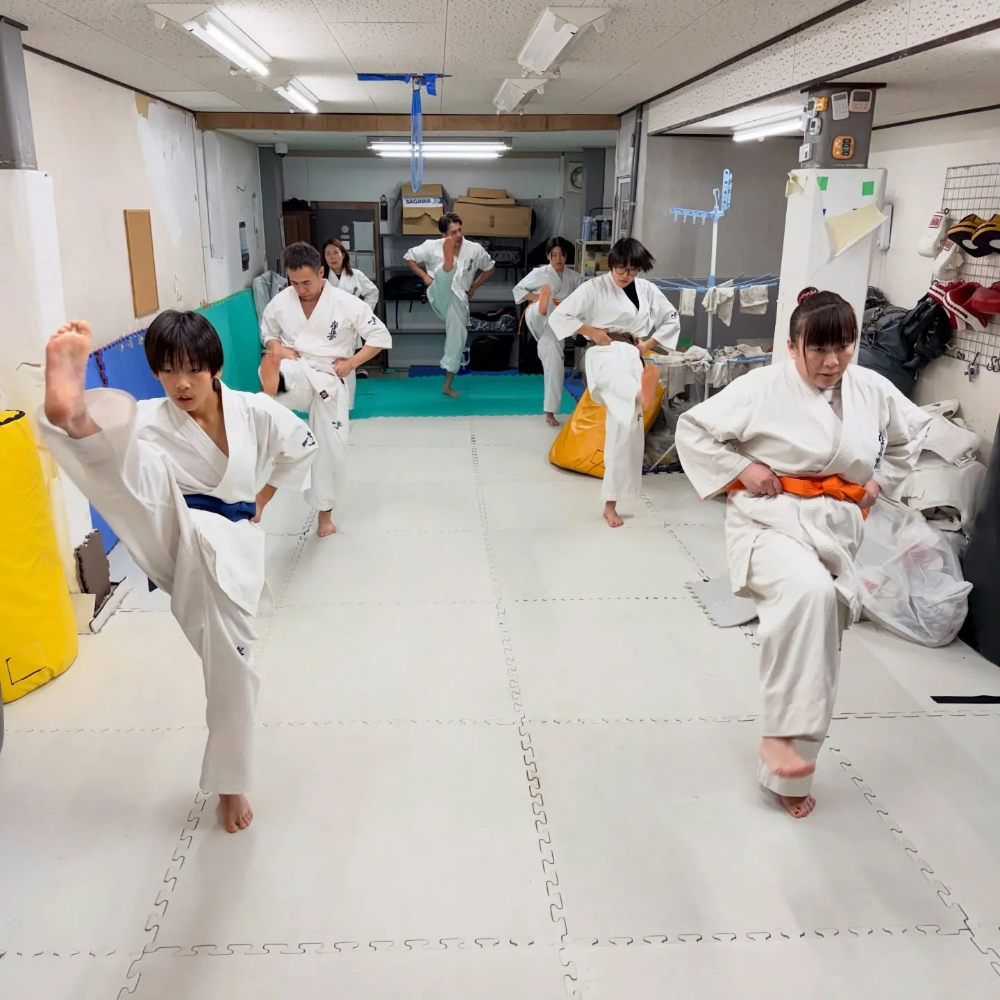 この寒さの中みんな頑張りました！