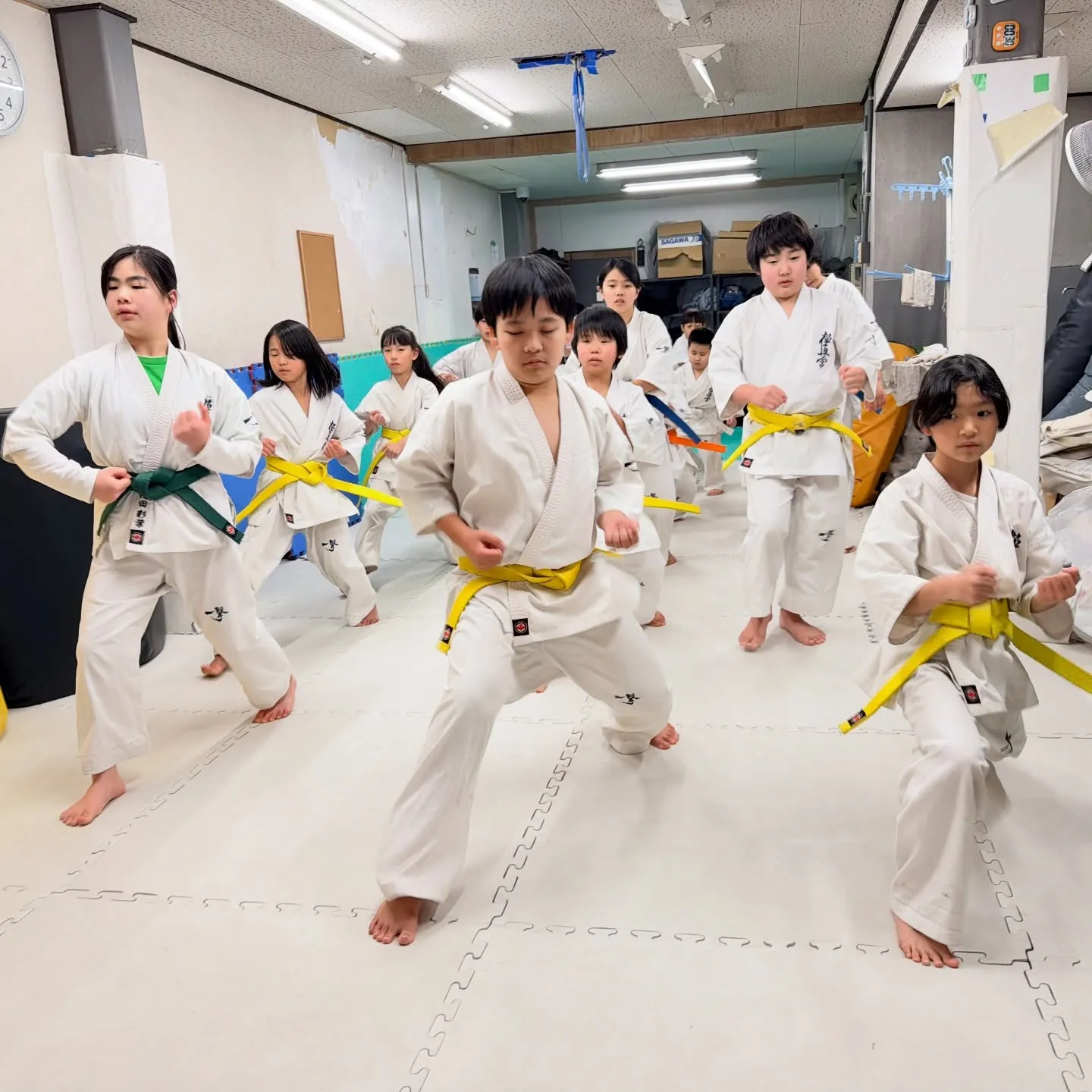 寒い日が続きますが、みんな頑張ってます！