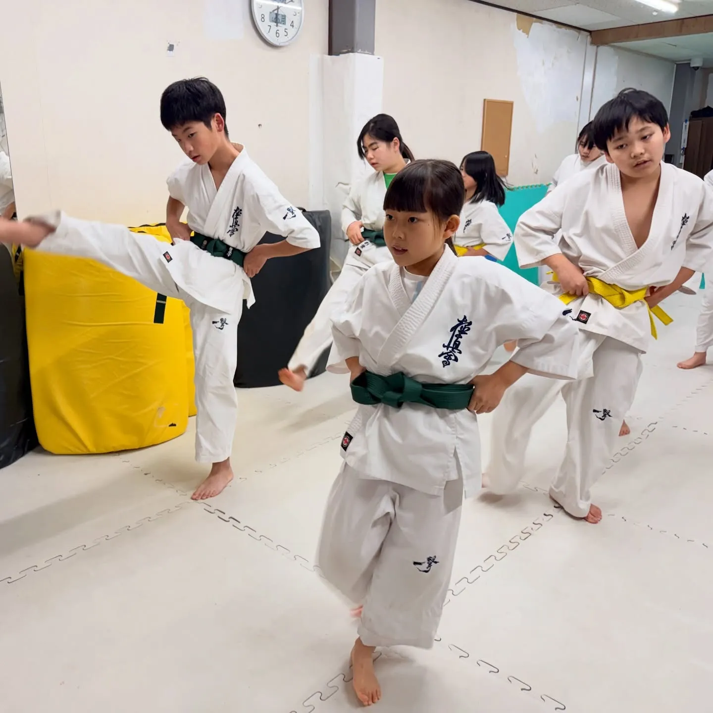 寒い日が続きますが、みんな頑張ってます！