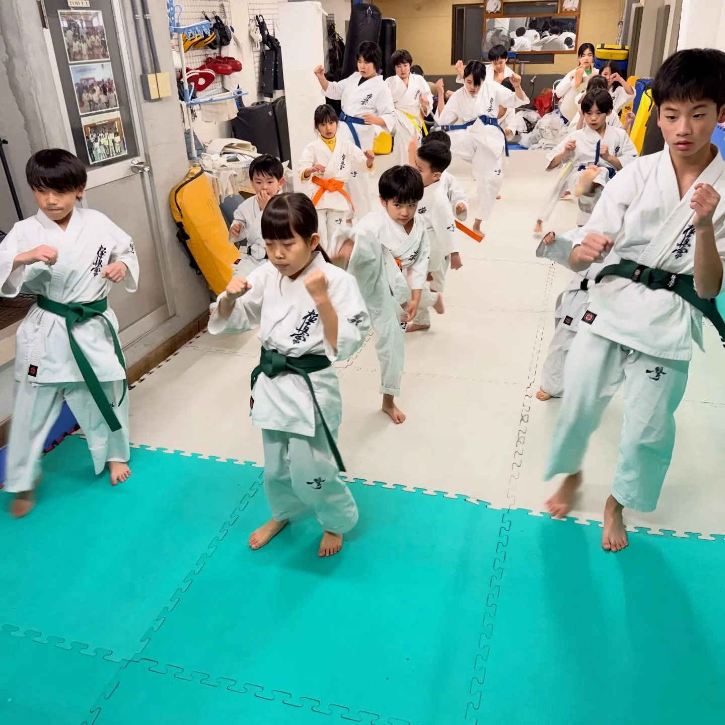 寒い日が続きますが、みんな頑張ってます！