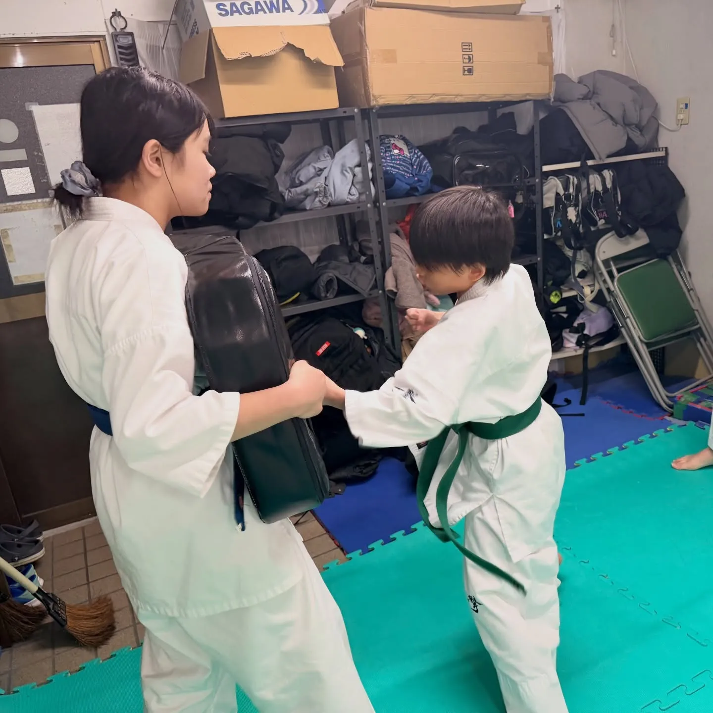 寒い日が続きますが、みんな頑張ってます！