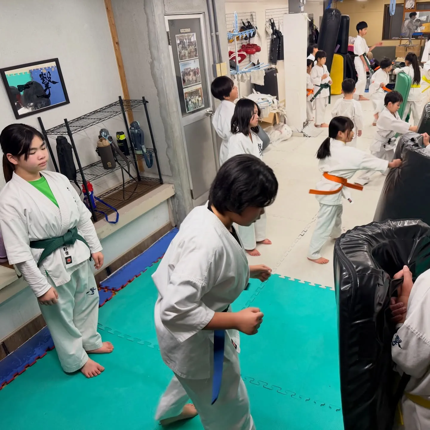 寒い日が続きますが、みんな頑張ってます！