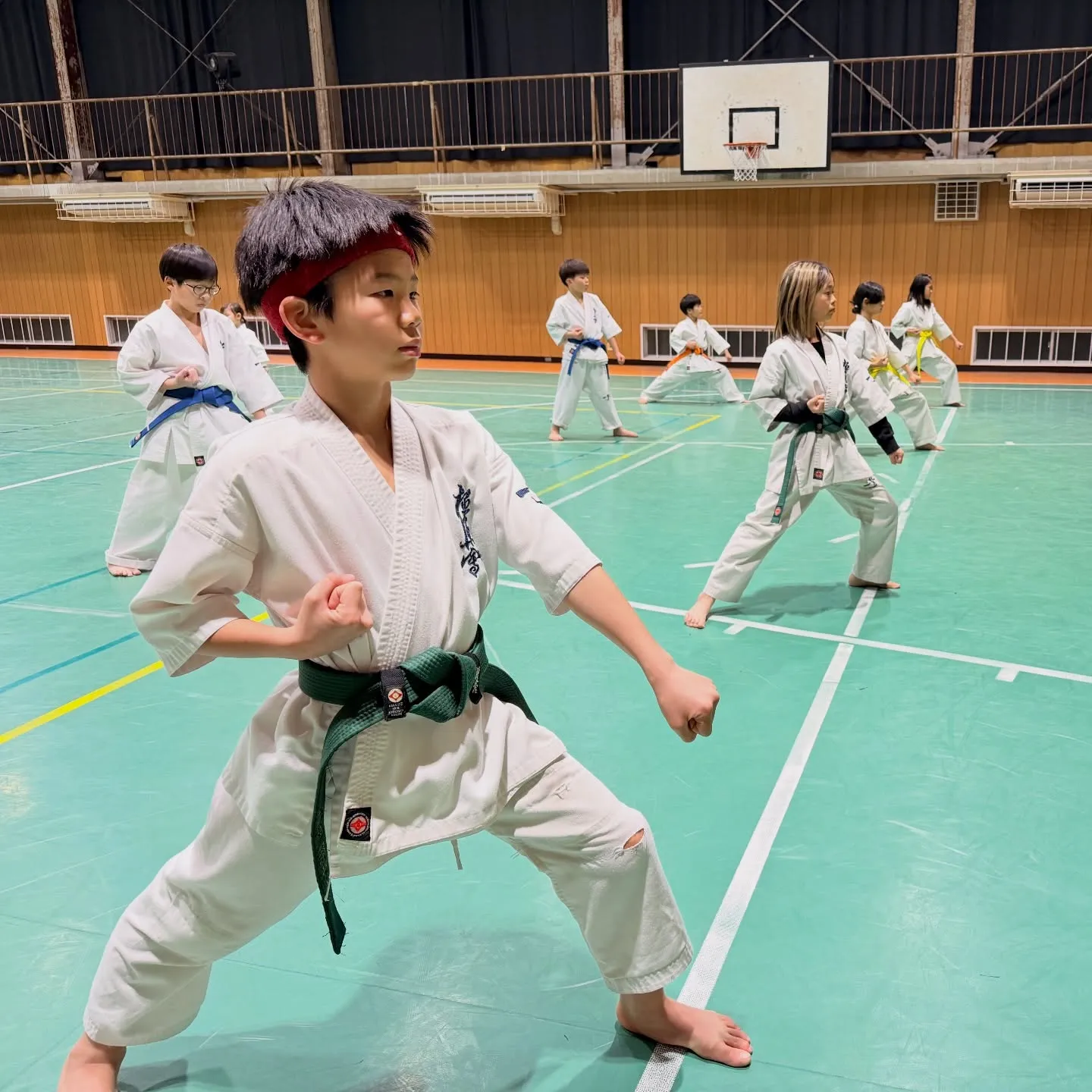 今日は寒さもマシで稽古しやすかったです！