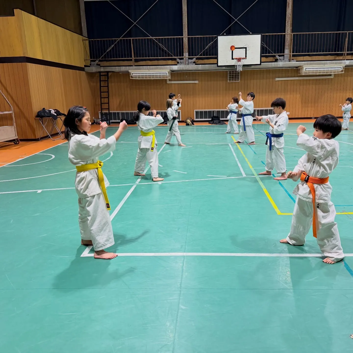 今日は寒さもマシで稽古しやすかったです！