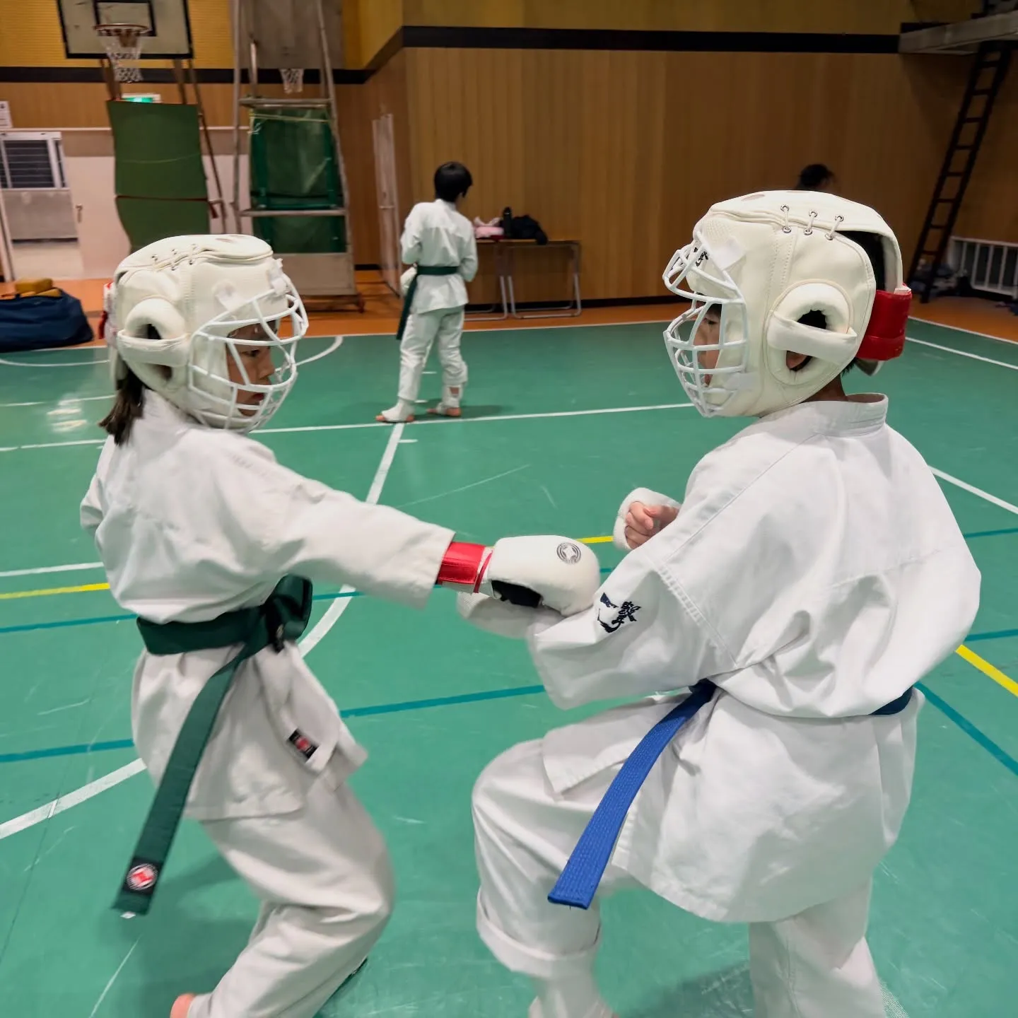 今日は寒さもマシで稽古しやすかったです！