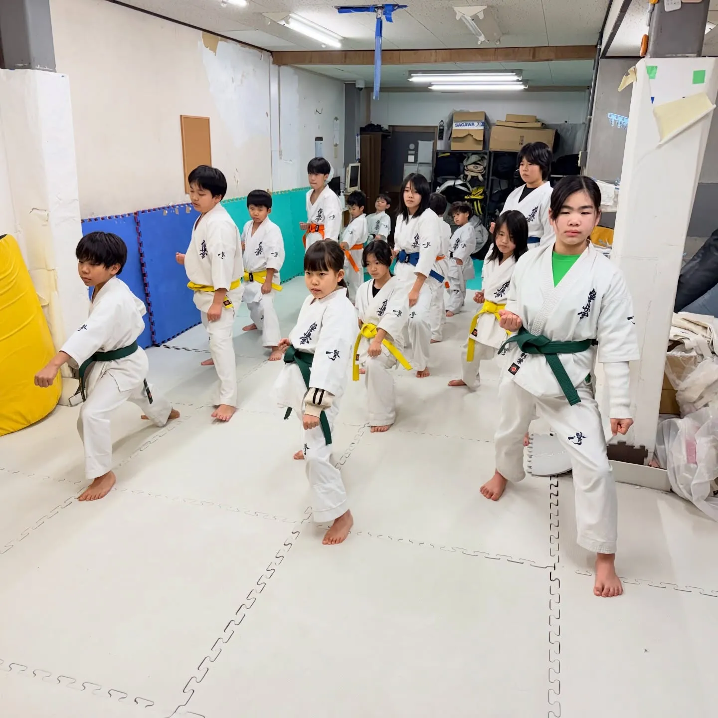 めちゃくちゃ寒かったですが少年部は元気でした！