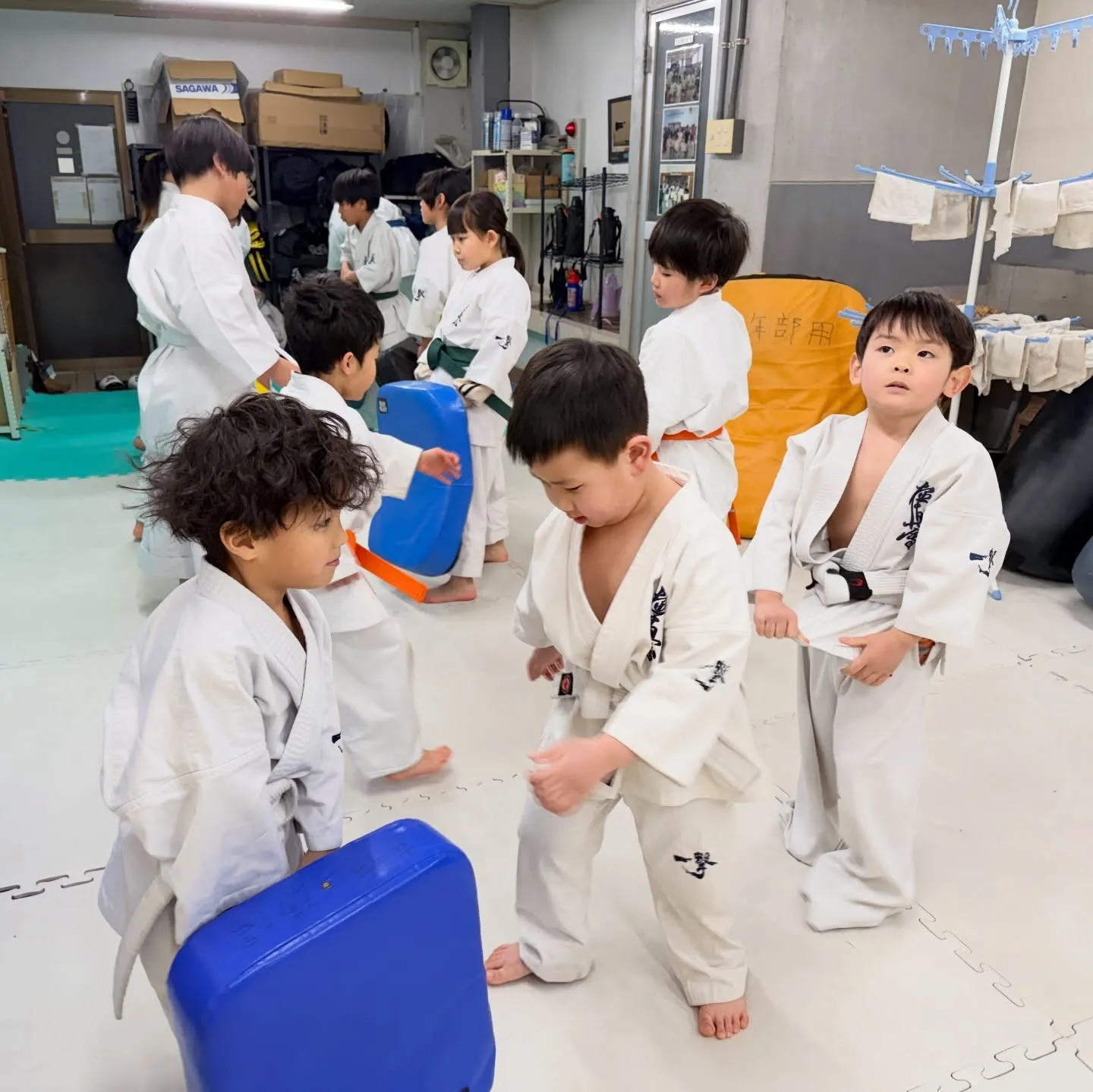 めちゃくちゃ寒かったですが少年部は元気でした！